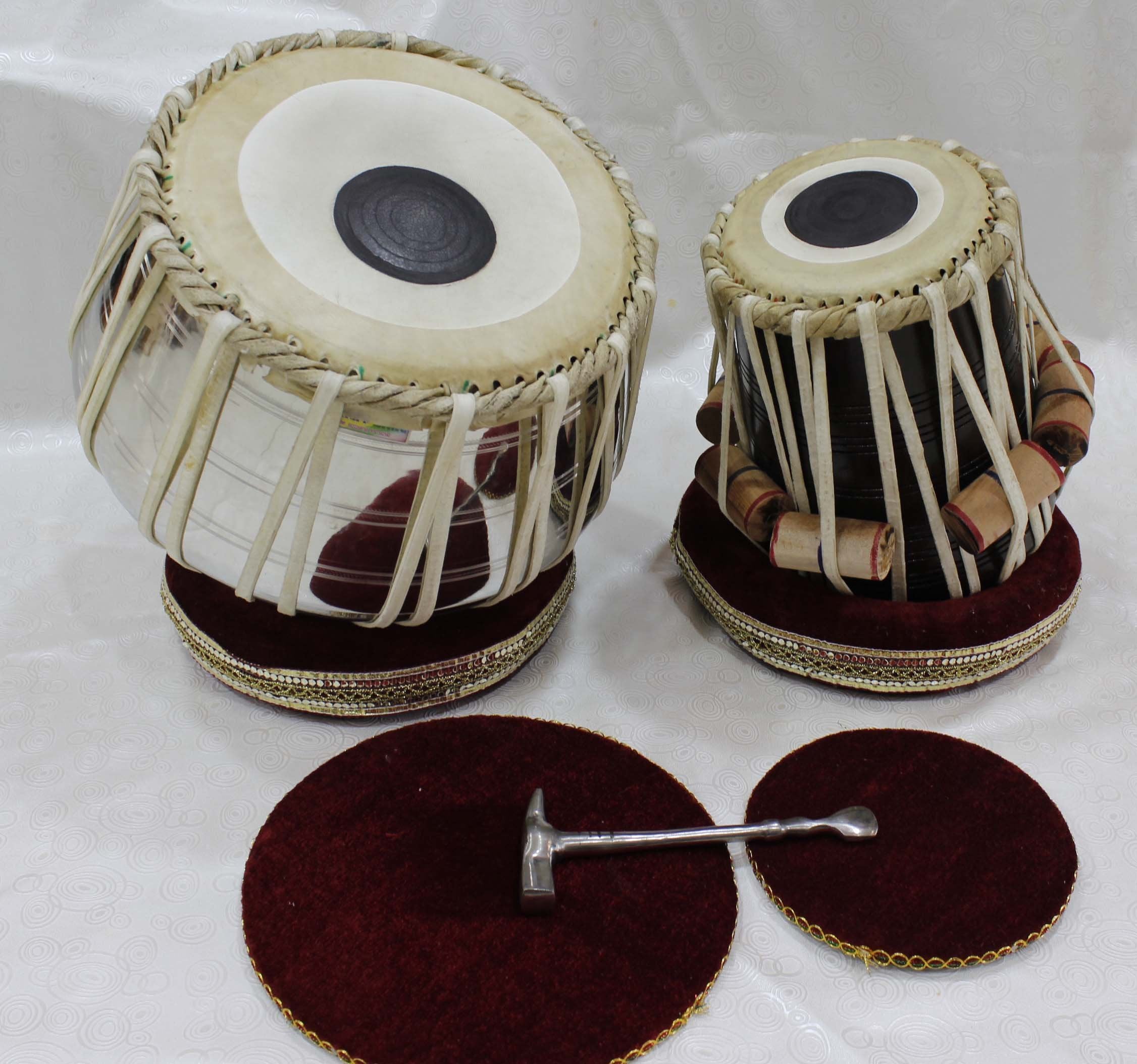 Tabla Jodi Set With Cover, Hammer, Gaddi Professional Set.