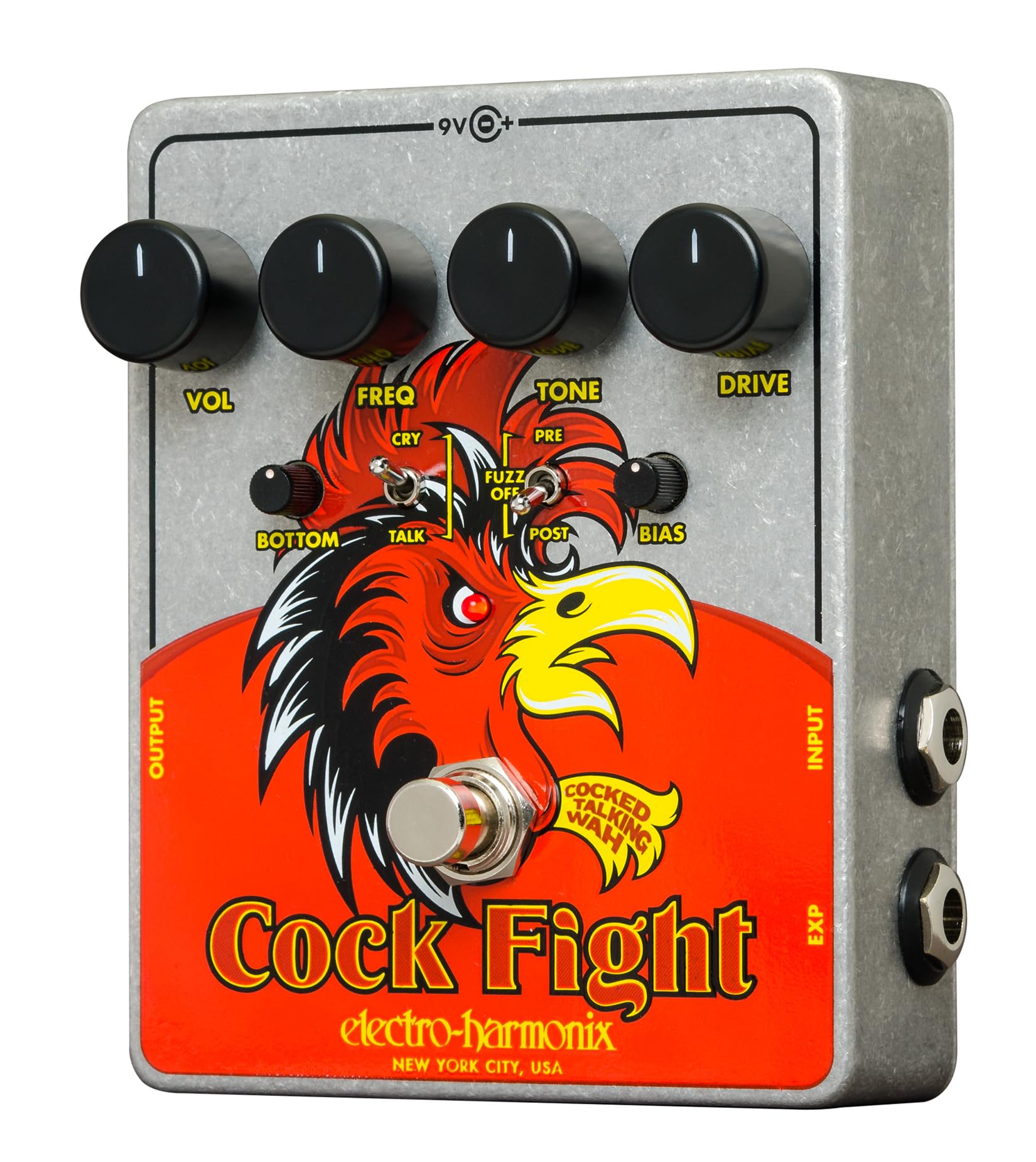 Electro-Harmonix Cock Fight Cocked Talking Wah Pedal