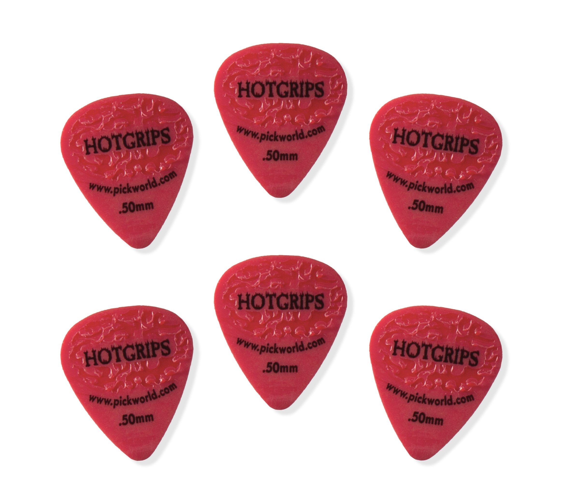Pickworld Guitar Picks (Hg6D-1) Red .50Mm