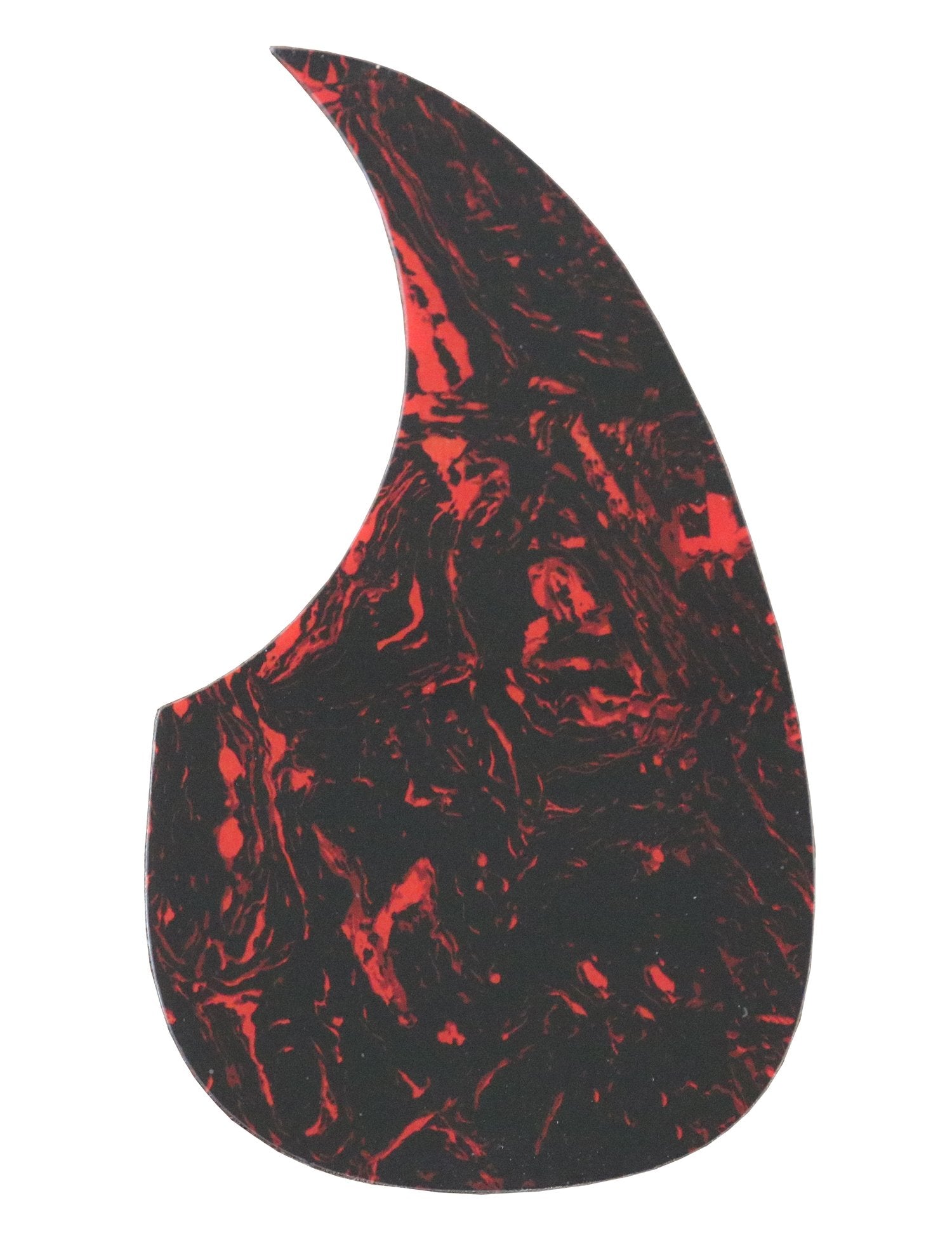 Metallor Acoustic Guitar Pickguard Anti-Scratch Guard Plate Perfect Replacement, Self Adhesive Tear Or Water Drop Shape Pick Gua