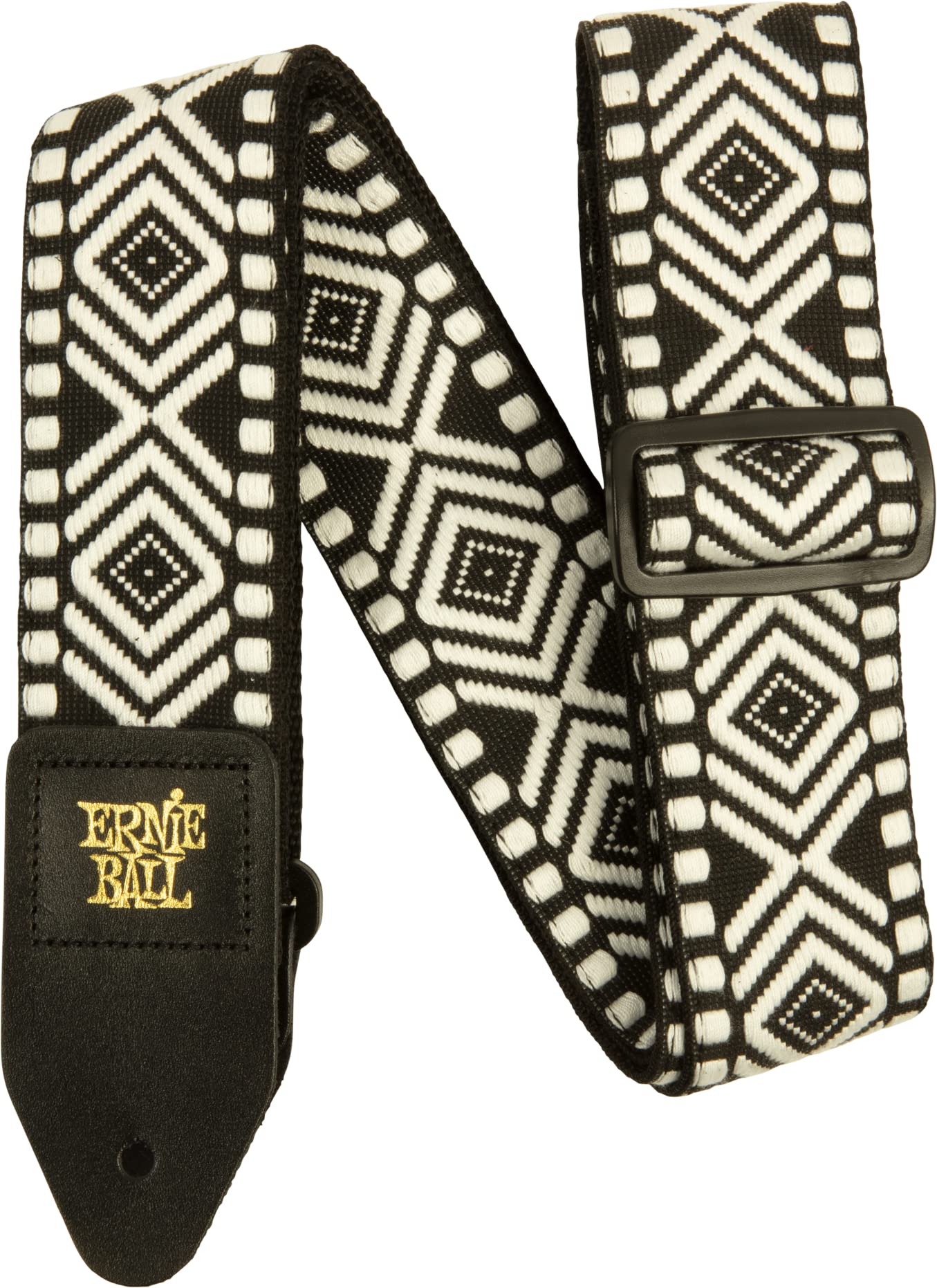 Ernie Ball Jacquard Guitar Strap, White Savannah (P05343), 41'' - 72''