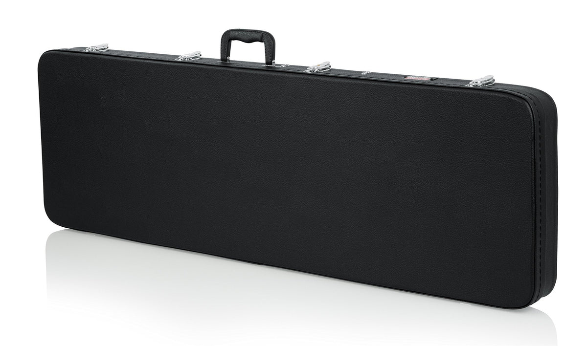 Gator Cases Hard-Shell Wood Case For Electric Bass Guitars; Fits Fender Precision/Jazz Bass, & More (Gwe-Bass),Black