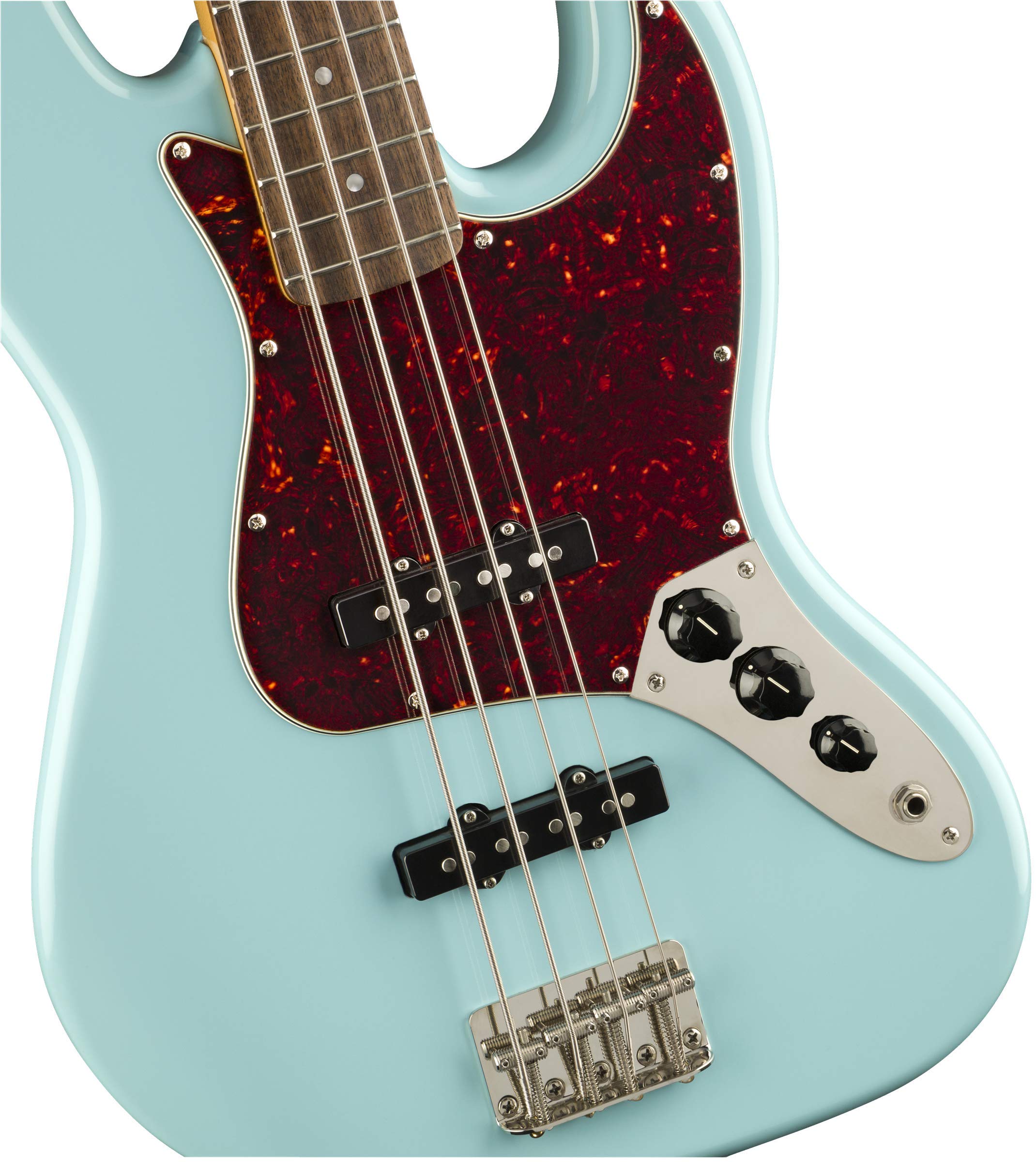Squier Classic Vibe 60s Jazz Bass, Daphne Blue, Laurel Fingerboard