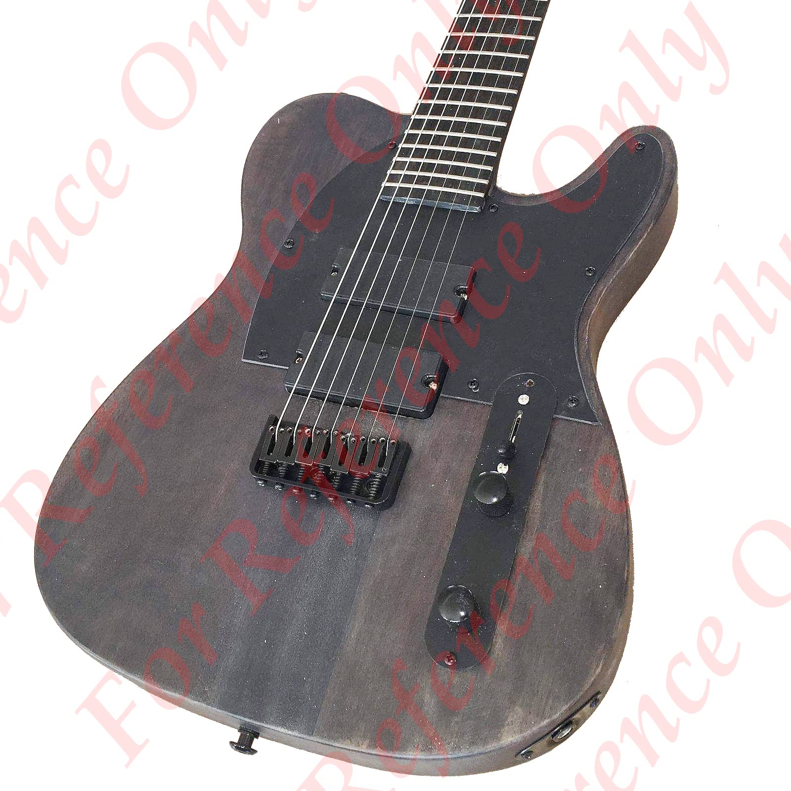 FarBoat 4Pcs Humbucker Guitar Pickup Cover Plastic Guitar Parts (Black)