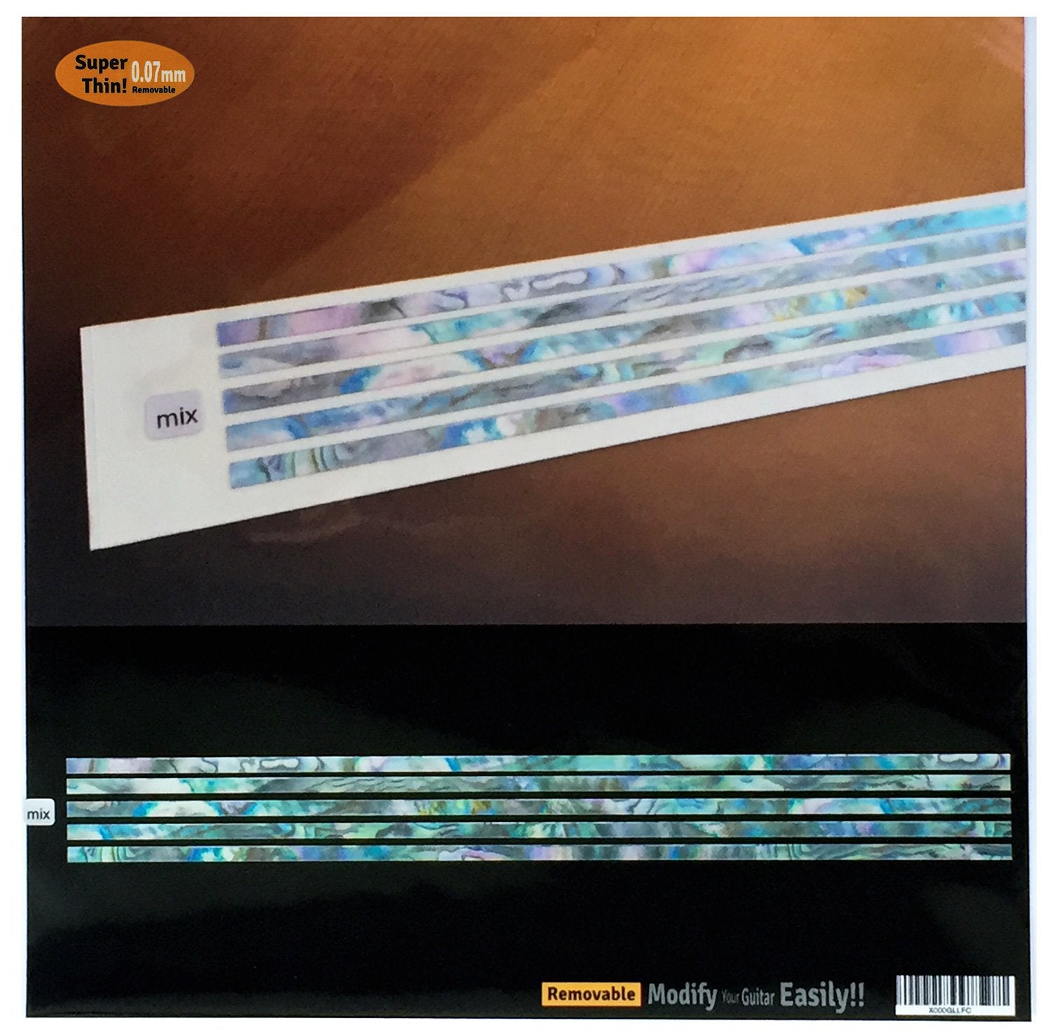 Jockomo Customize Guitar Inlay Sticker Stick-3Mm Width (Mx)