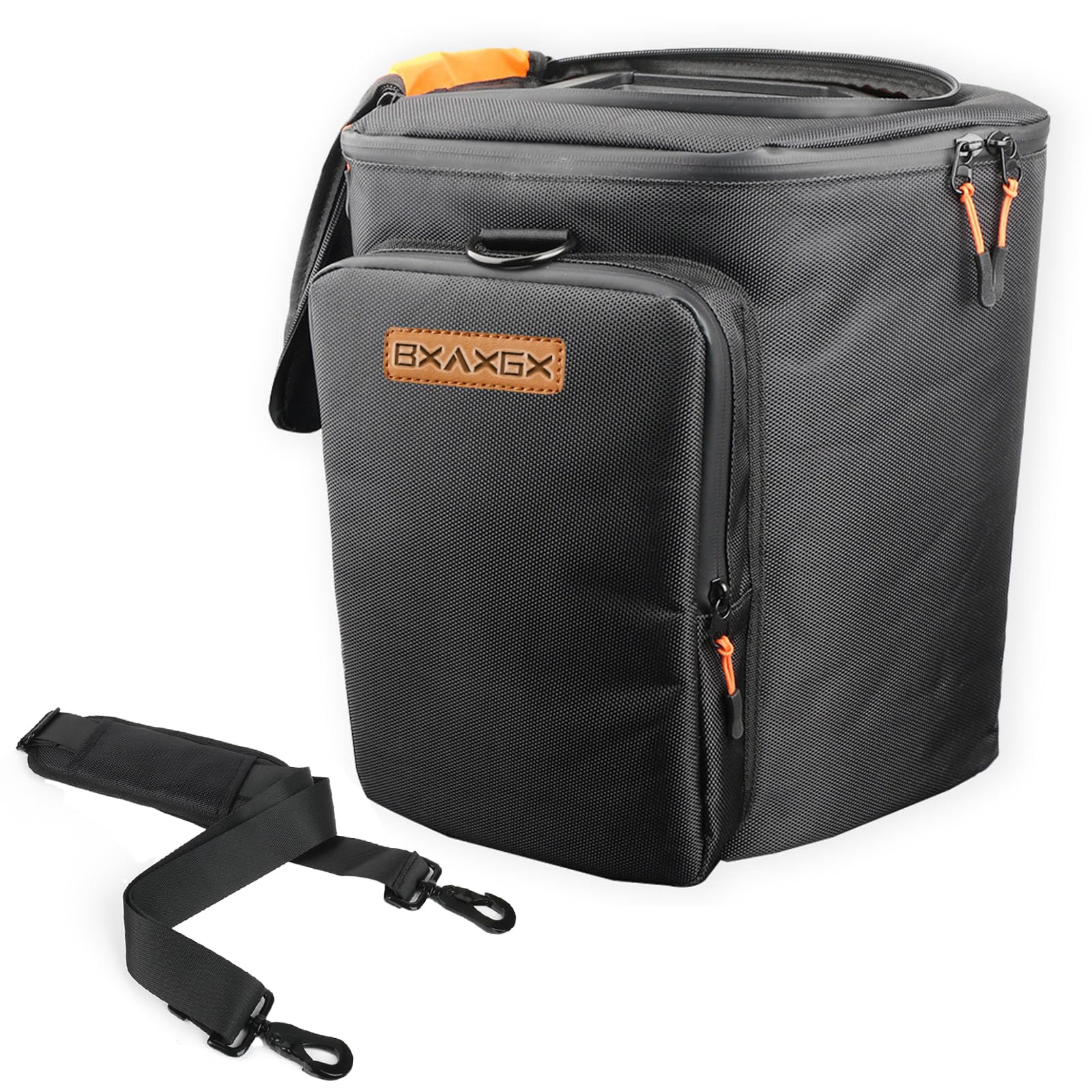 Shoulder Bag Carry Case for Bose S1 Pro+ Portable Bluetooth Speaker PA System and Microphones, Transmitters, Tablet, Power Cord 