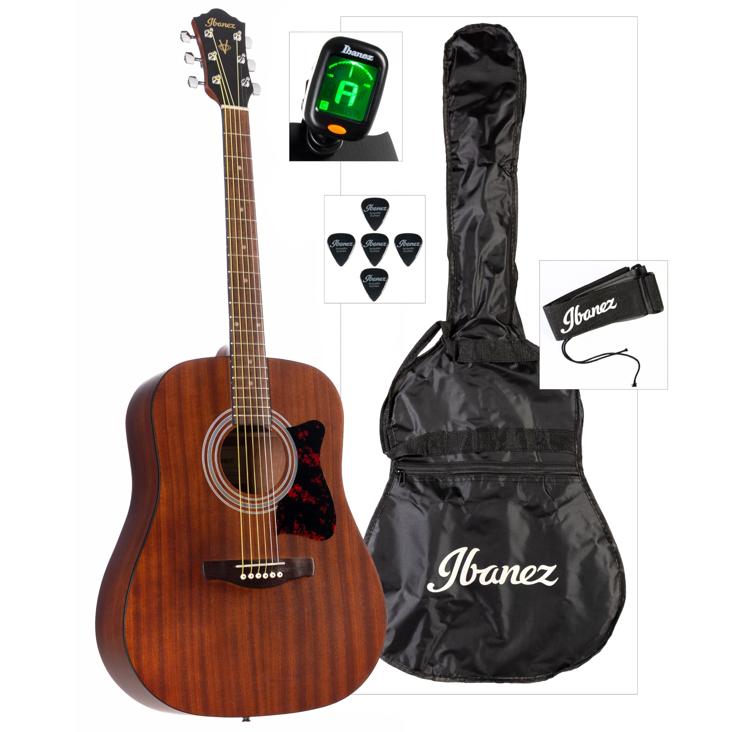 Ibanez Acoustic Guitar Dreadnought Jampack Series V54Njp-Opn