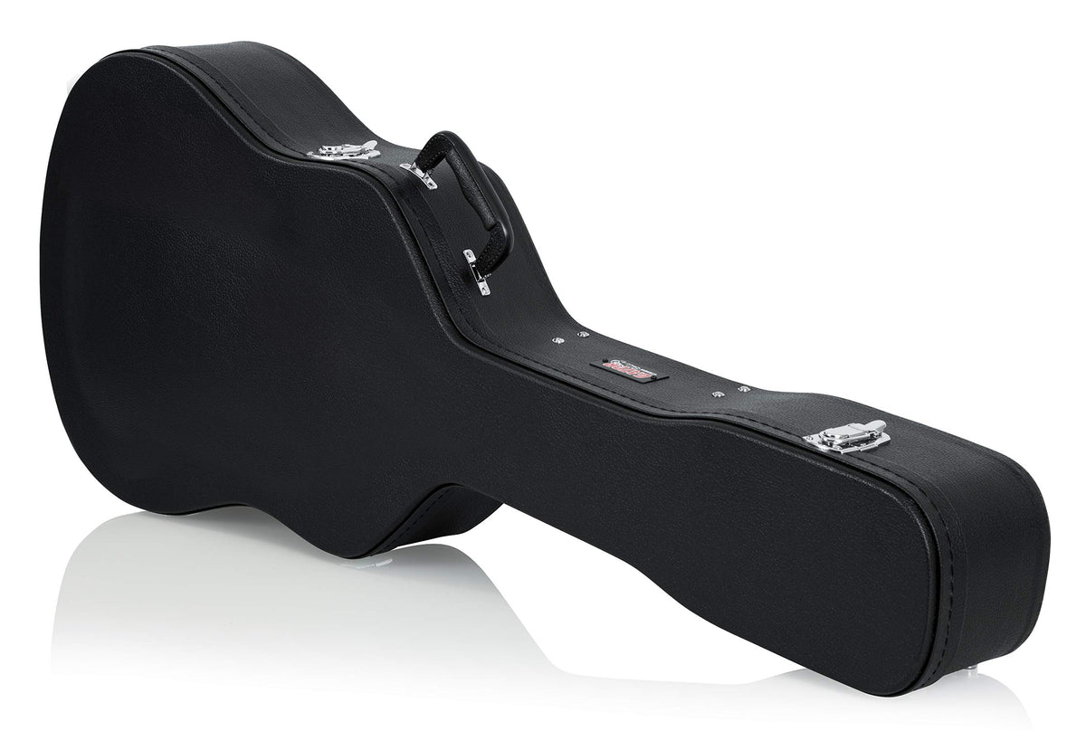Gator Cases Hard-Shell Wood Case For 6 Or 12 String Acoustic Dreadnought Guitars (Gwe-Dread 12)