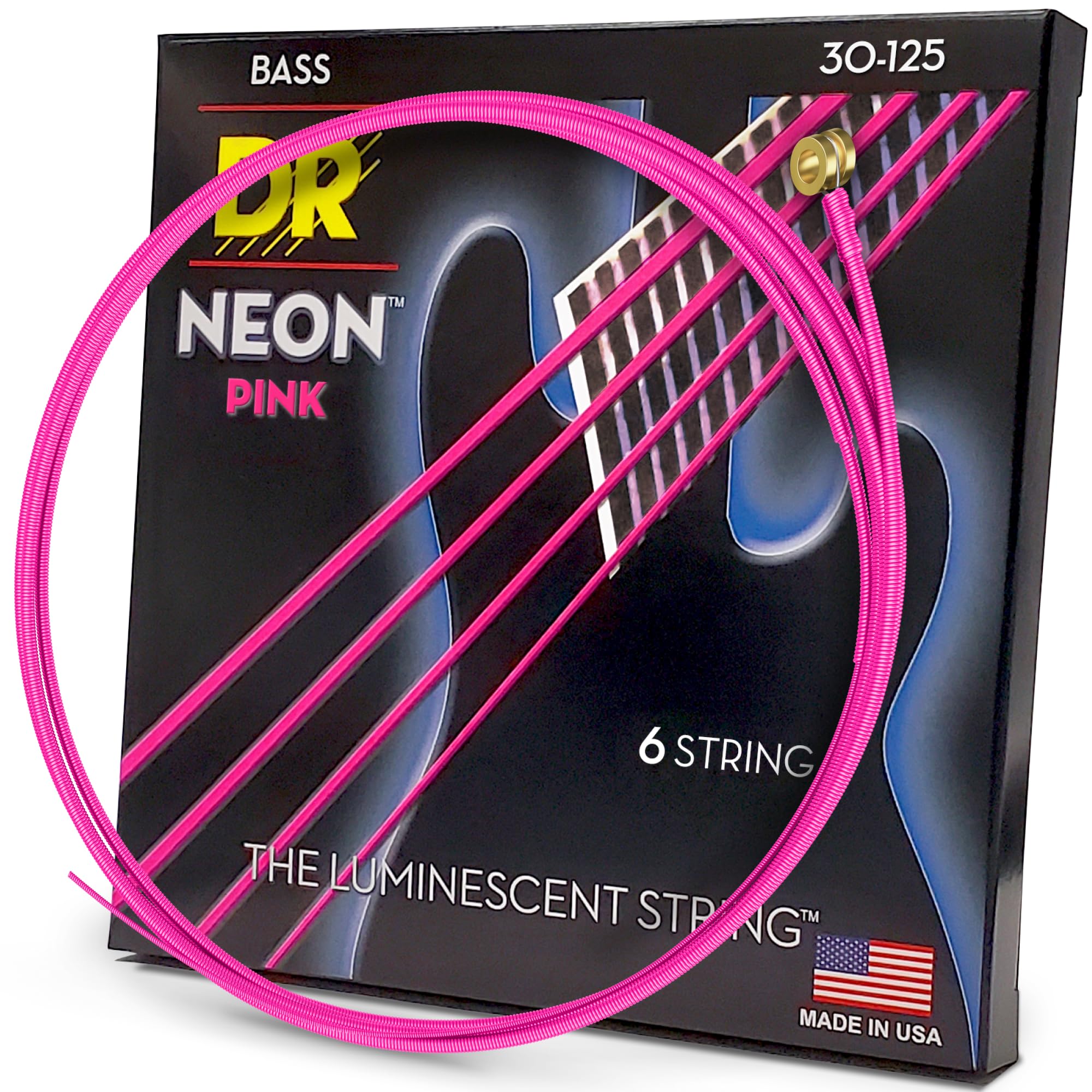 Dr Strings Npb6-30 Nickel Coated Bass Guitar Strings, Medium