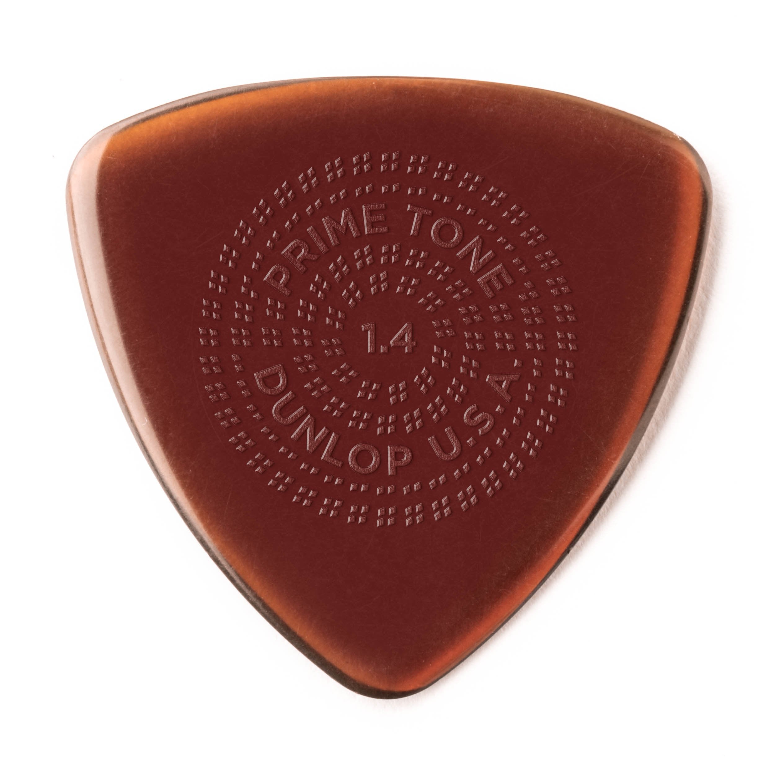 Jim Dunlop Primetone Triangle Grip Pick 1.4MM - 3 Pack