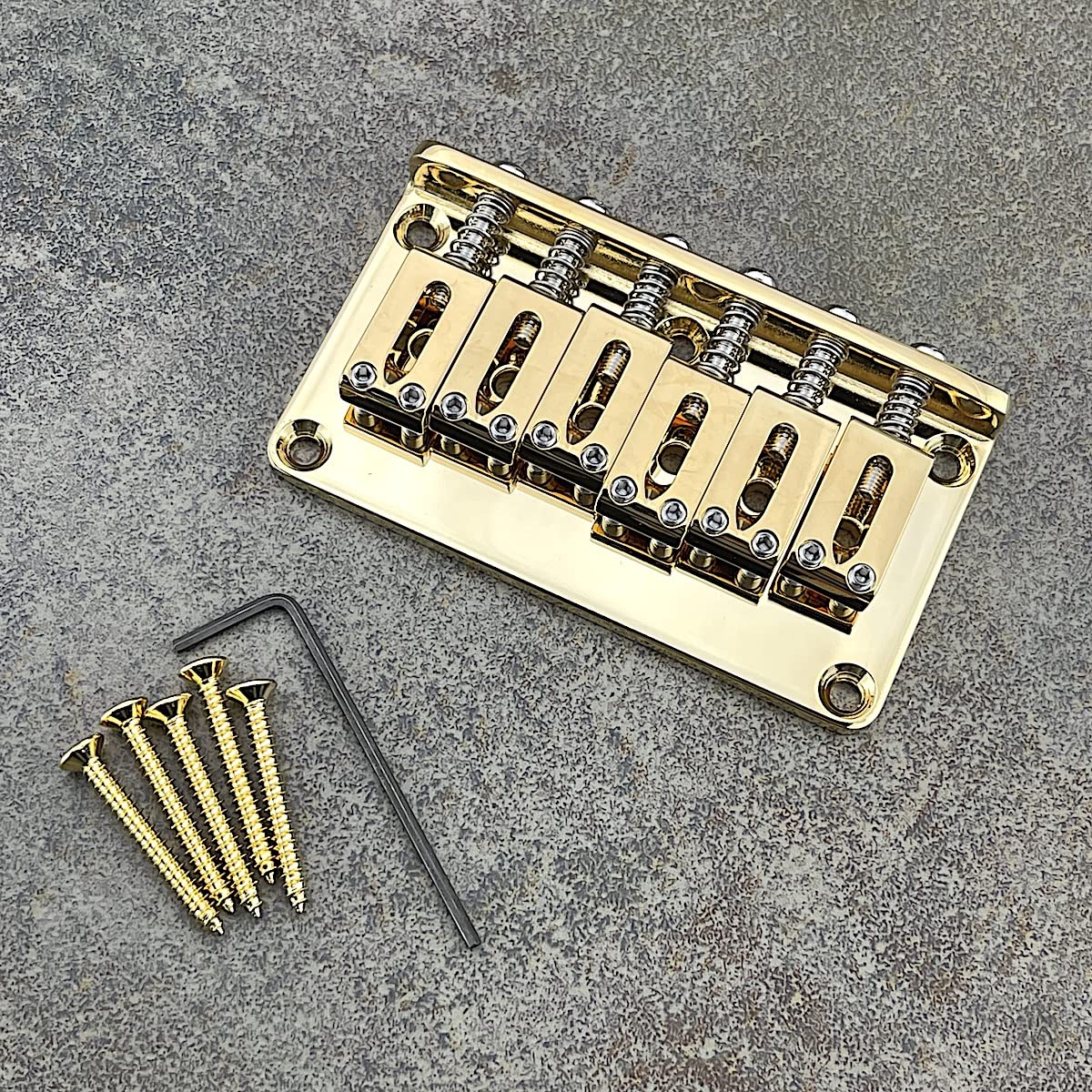 Gotoh Hardtail Bridge Brass Saddle Gold PGTC-101G