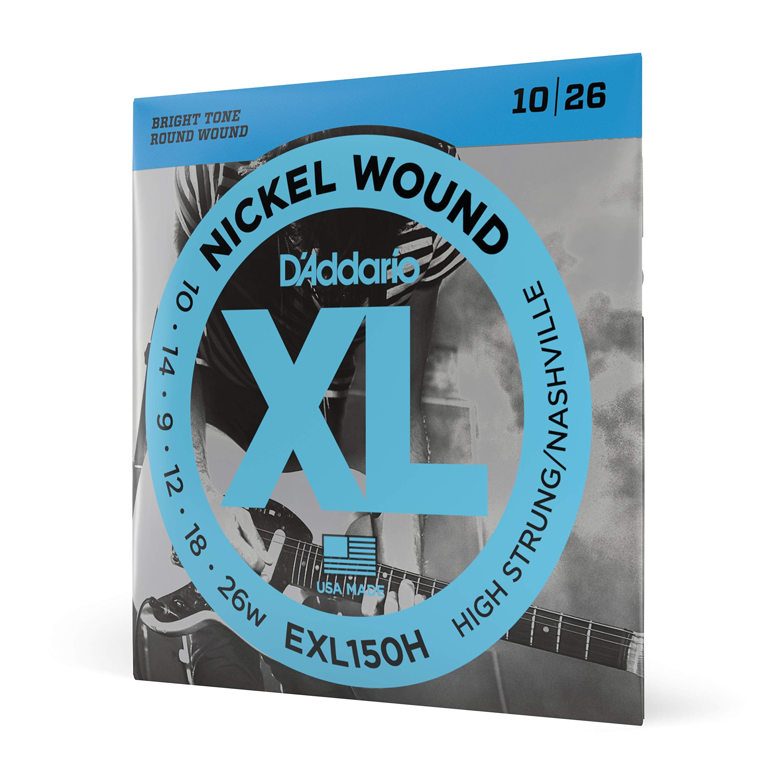 Daddario Guitar Strings - Xl Nickel Electric Guitar Strings - Exl150H - Perfect Intonation, Consistent Feel, Reliable Durability