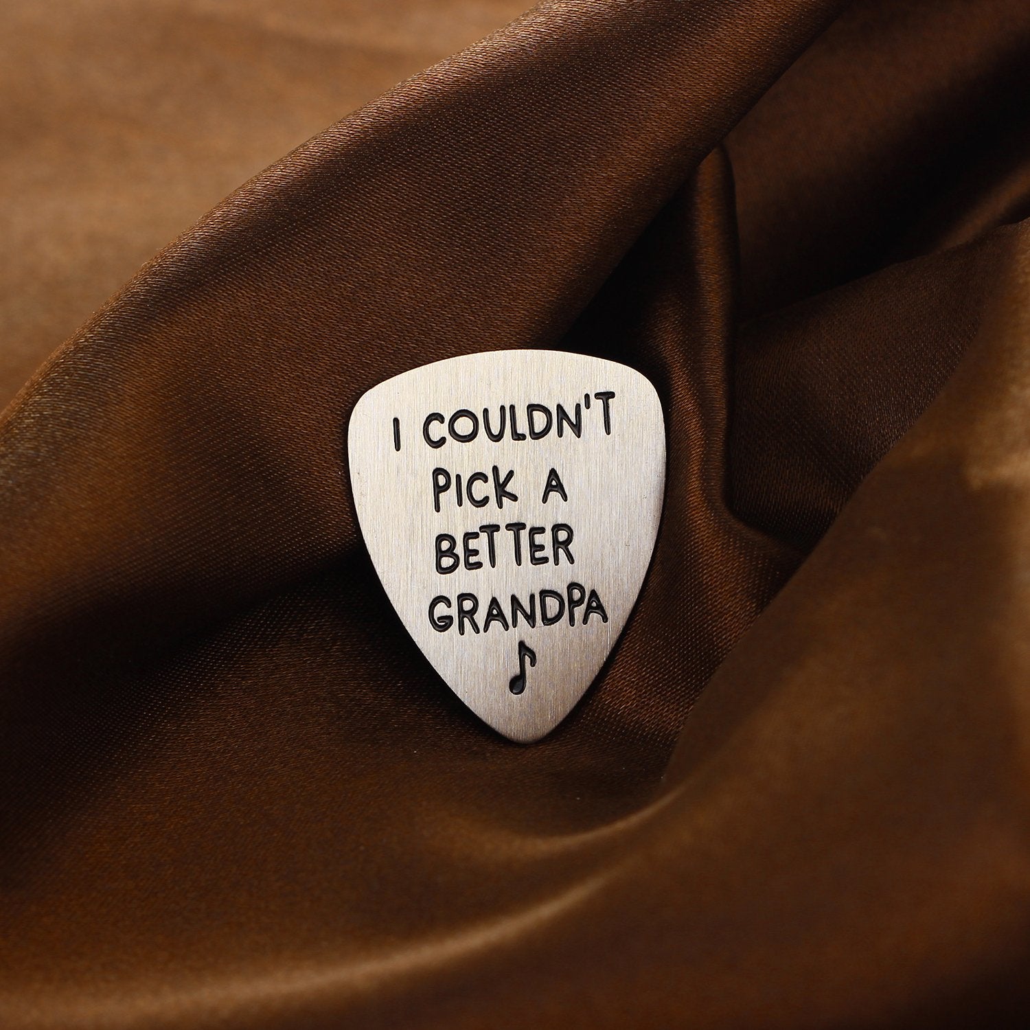 I Couldnt Pick A Better Grandpa Musical Guitar Pick Jewelry Gift for Grandpa
