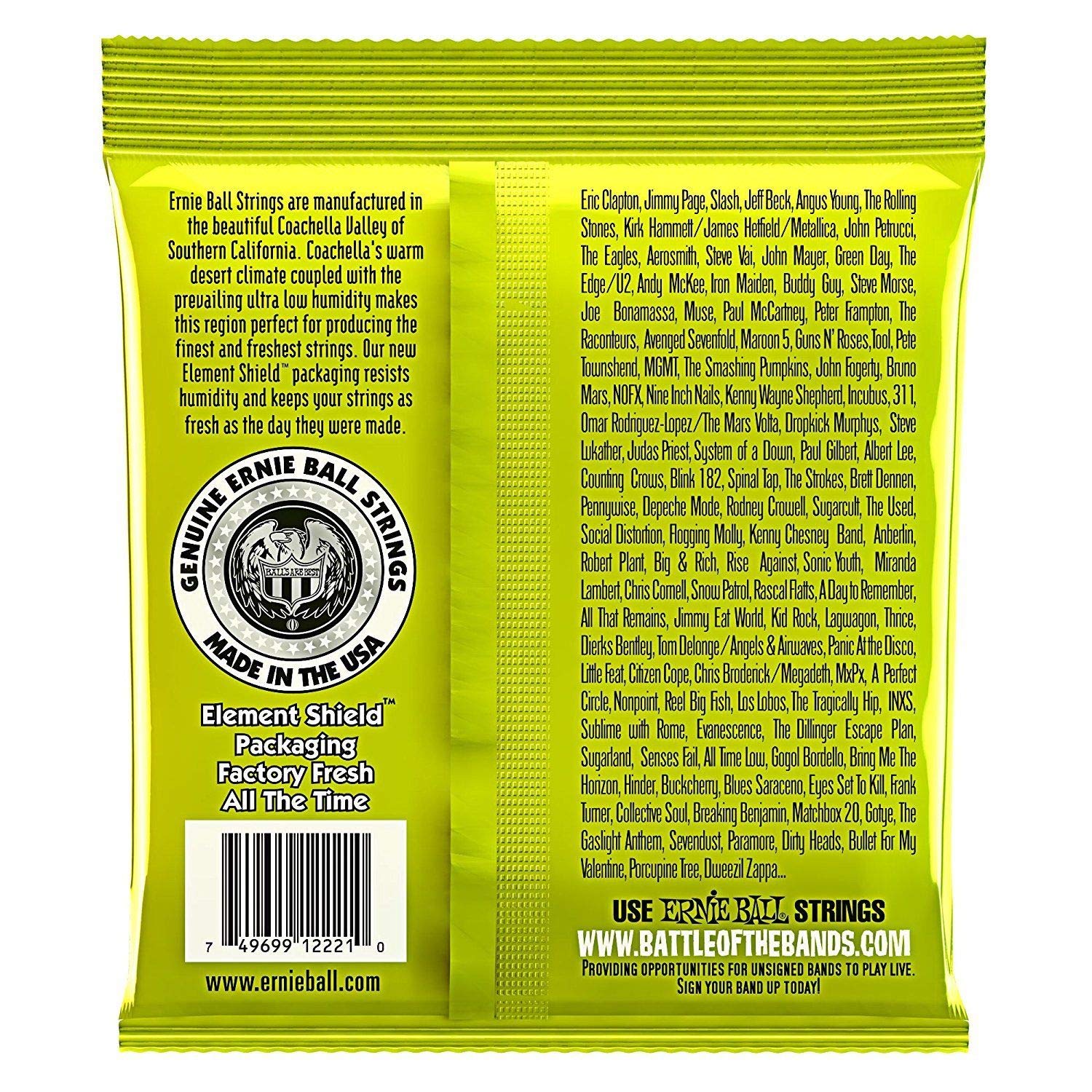 Ernie Ball Regular Slinky Custom Gauge Nickel Wound Guitar String - Set.010 - .046 (3 Pack)