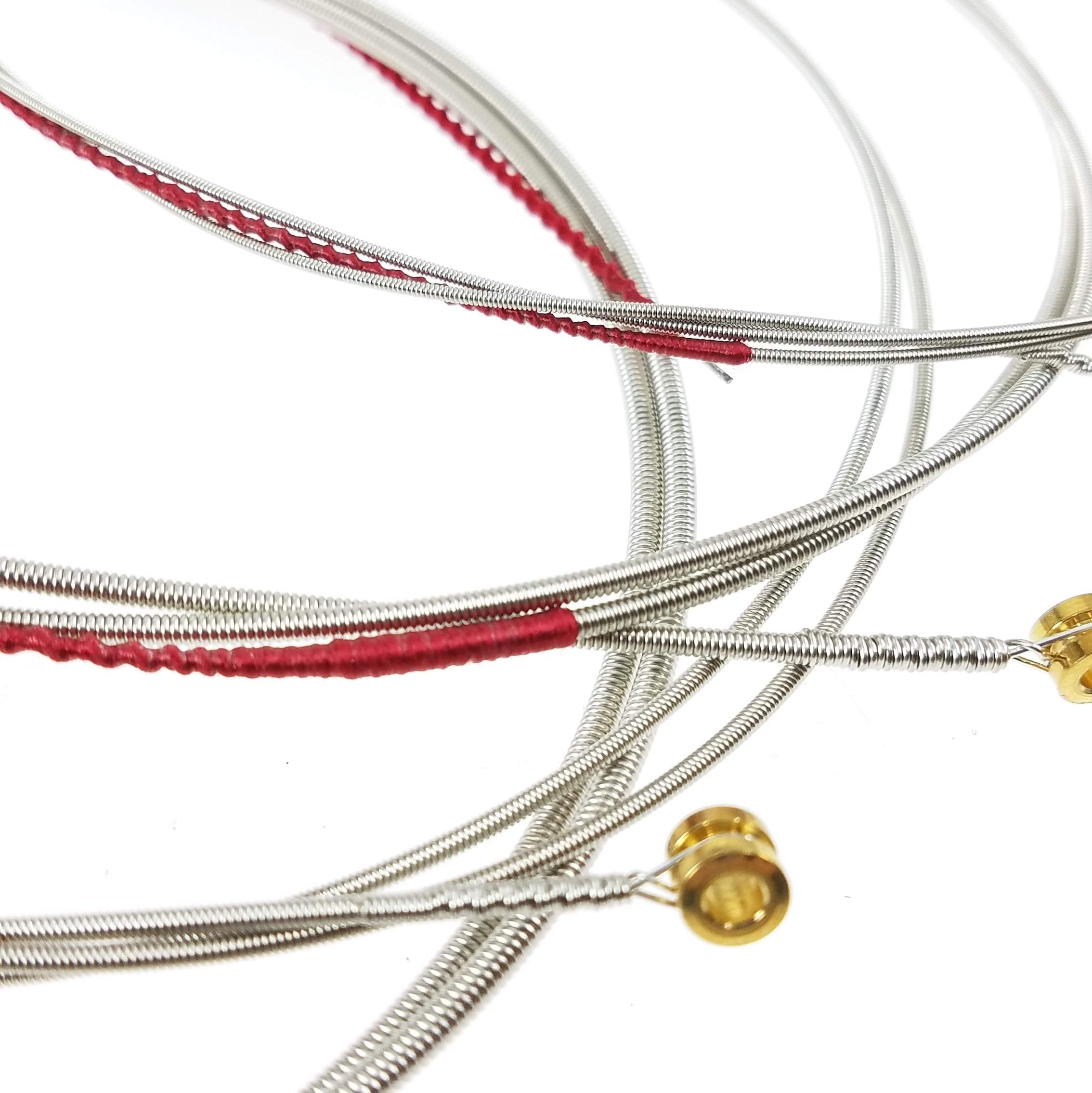 GHS Strings GHS Round Core Bass Boomers, 5-String Set, Medium Light Gauge, 45-126 (37.25'' Winding) (RC-5ML-DYB), Silver