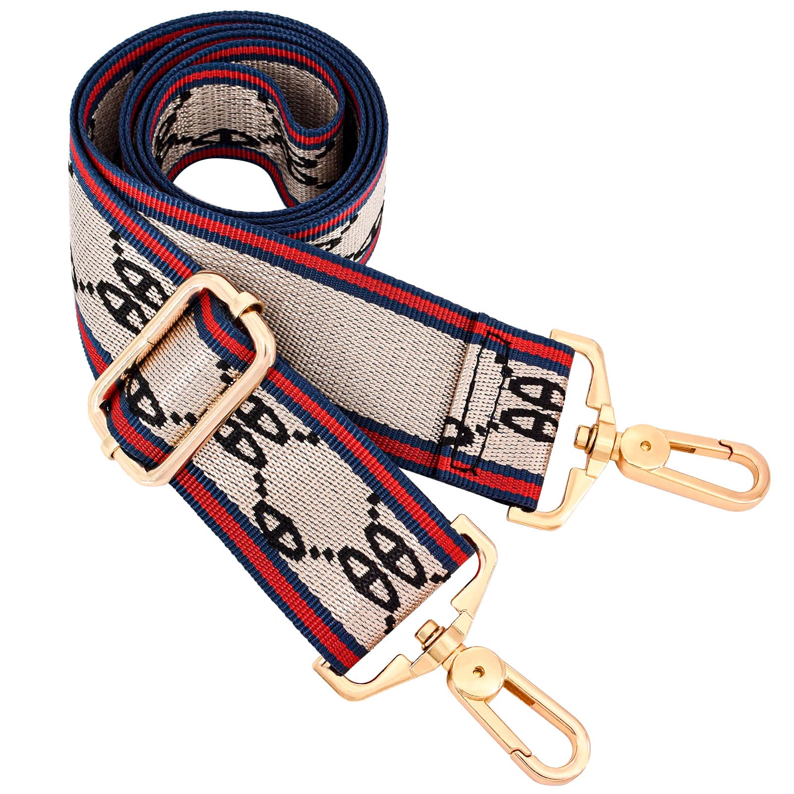 Purse Straps Adjustable Crossbody Strap For Purses Replacement Guitar Multicolor Style Handbag Straps Guitar Shoulder Strap For