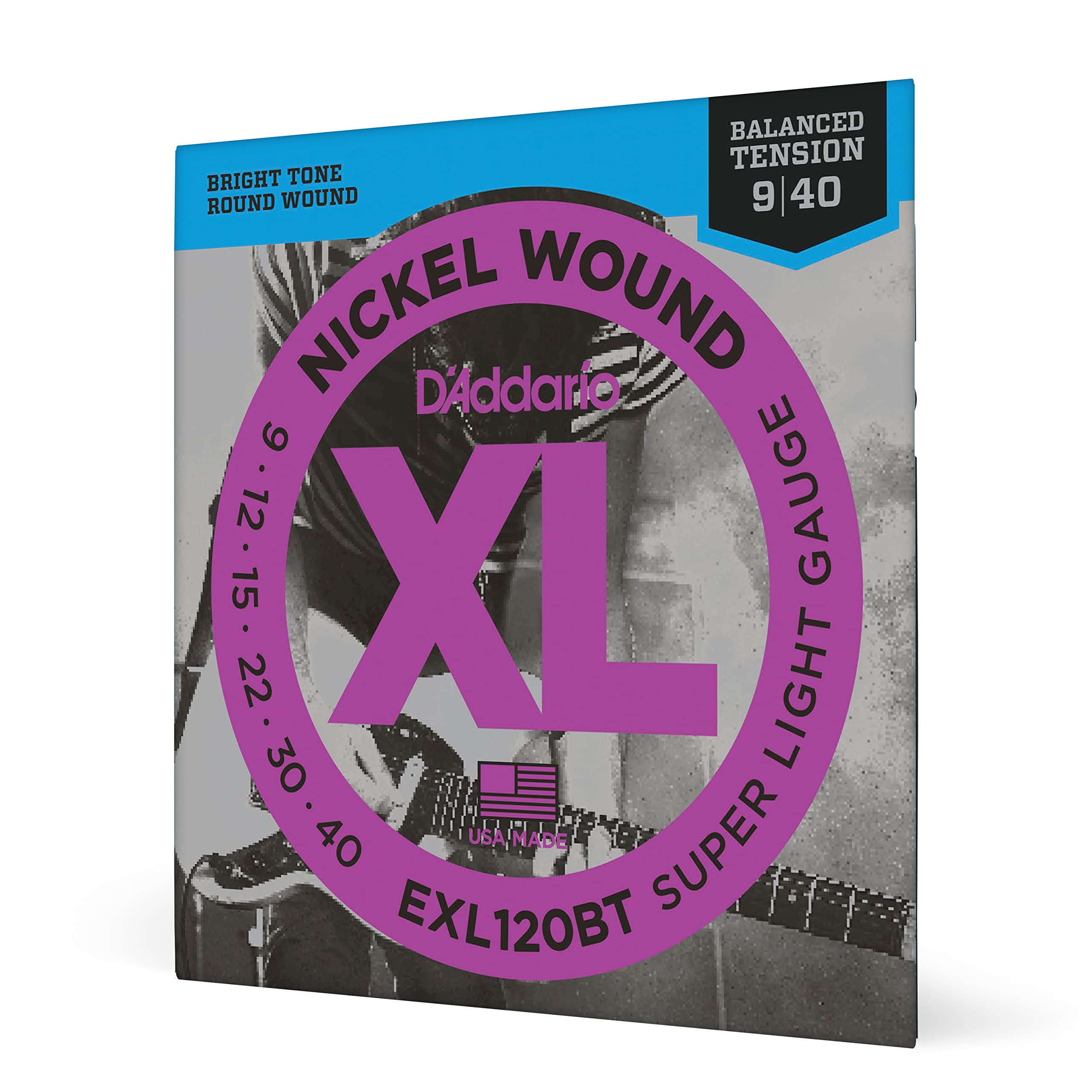 Daddario Guitar Strings - Xl Nickel Electric Guitar Strings - Exl120Bt - Perfect Intonation, Consistent Feel, Reliable Durabilit