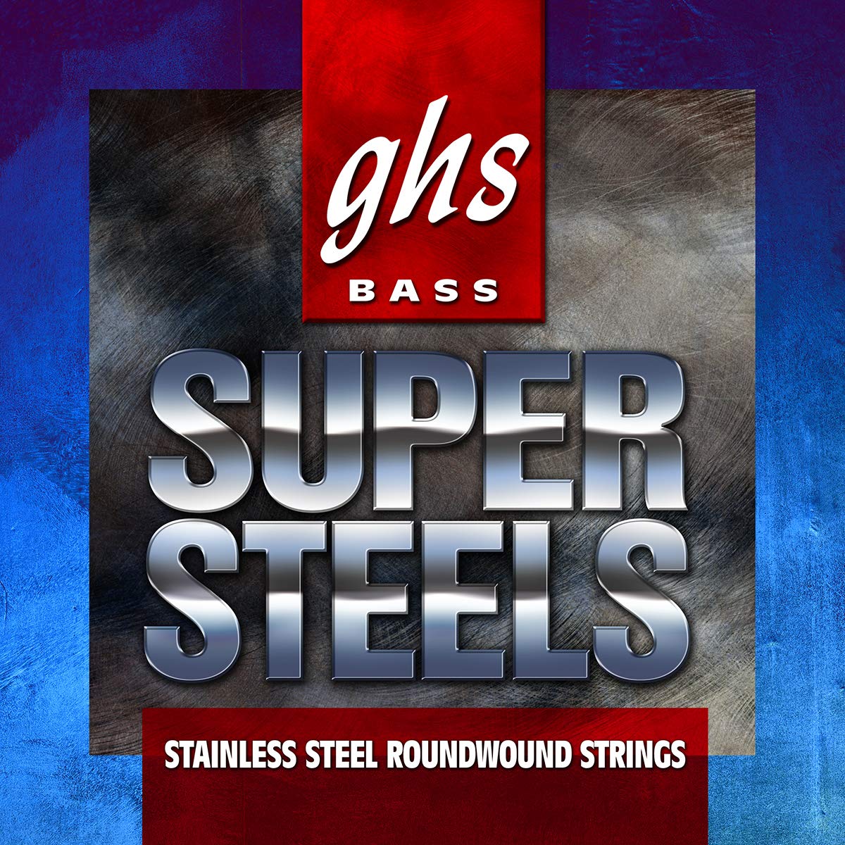 Ghs Strings 5Ml-Stb Super Steels Stainless Steel Bass Guitar Strings, Medium