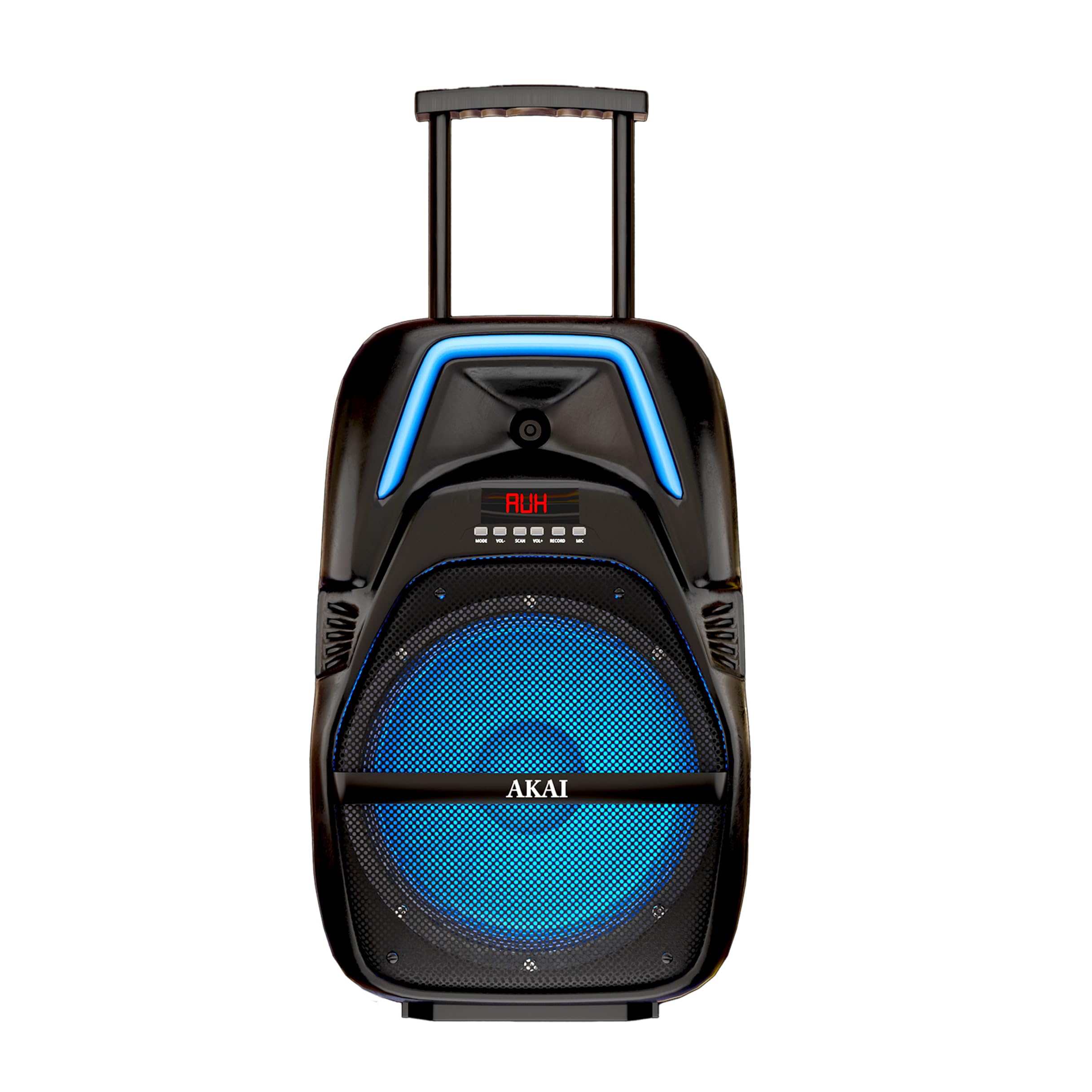 Akai Partymate 60W Home Theater Trolley Party Speaker With Remote - 1 Year Warranty, Inbuilt 4000Mah Battery Karaoke System Outd