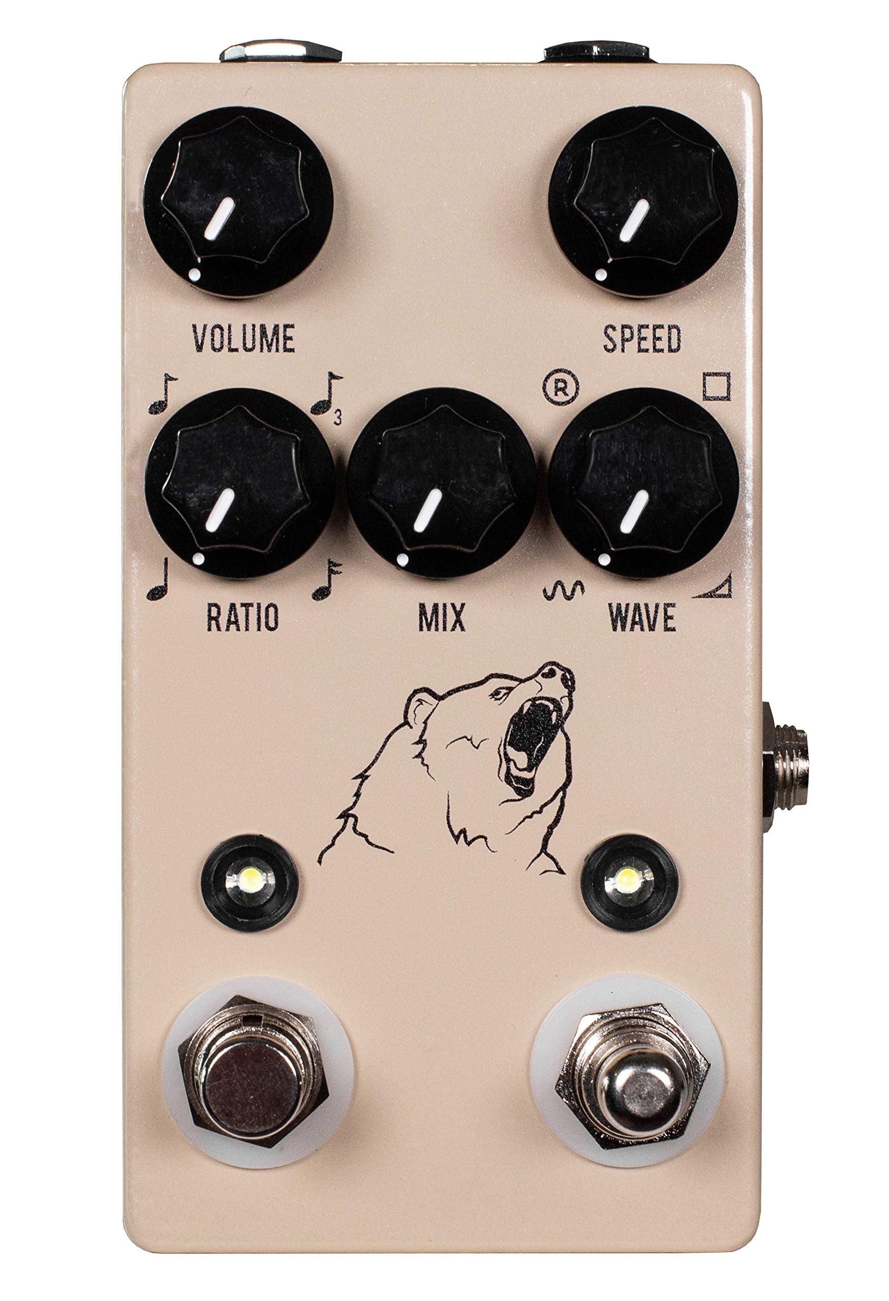 JHS Kodiak Tremolo with Tap Tempo Guitar Effects Pedal