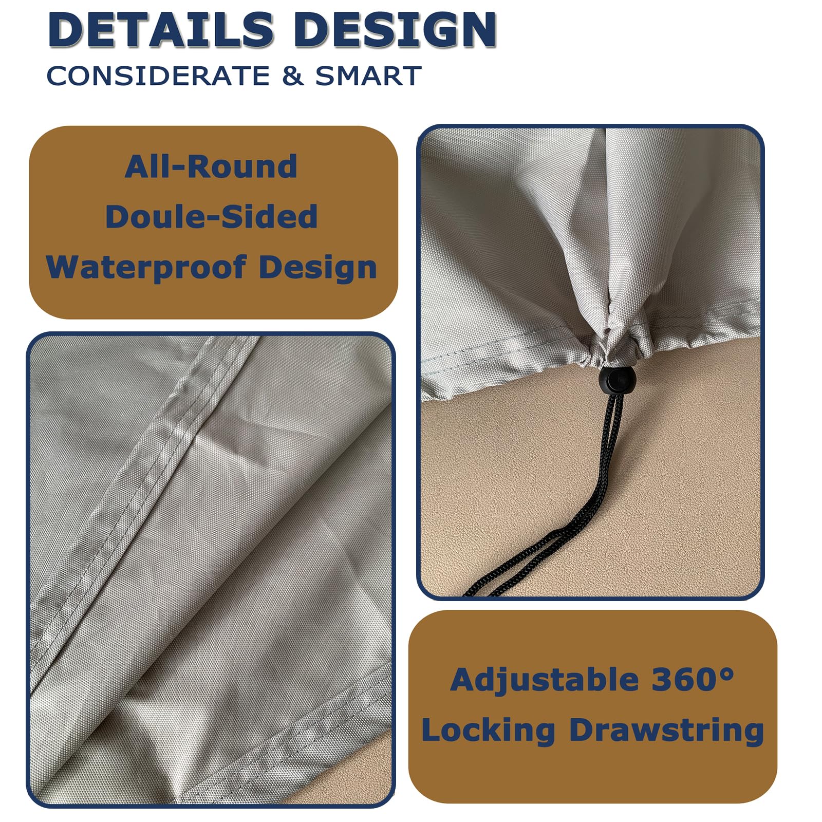 8 Inch Outdoor Speaker Cover, PA/DJ Lightweight Powered Speaker Cover Bag, Upright Powered Speaker Cover, Protective Cloth Cover