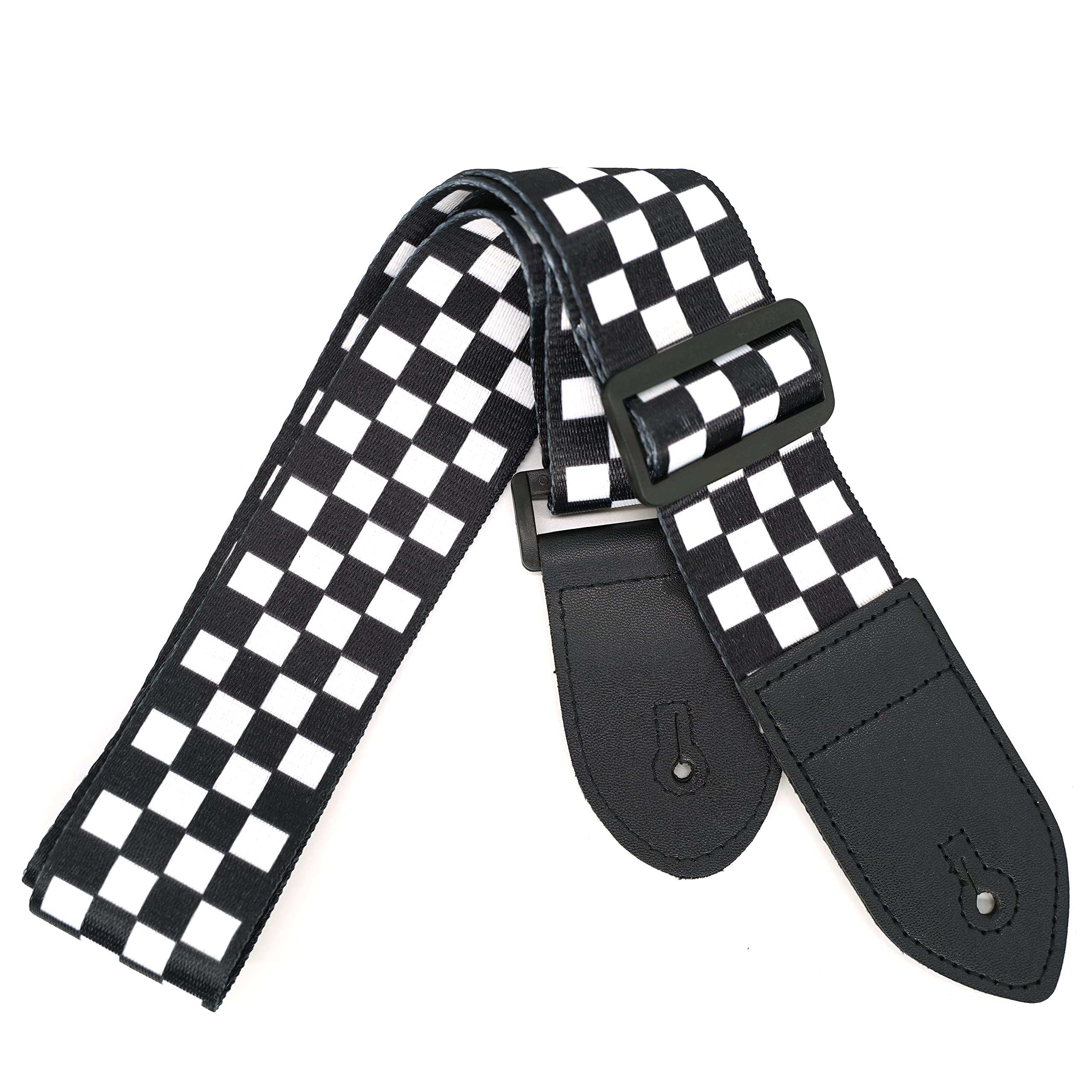 Rellocz 2 pcs Guitar Strap Electric Guitar Straps with Leather Ends Adjustable Classical Suitable For Electric, Bass& Acoustic G