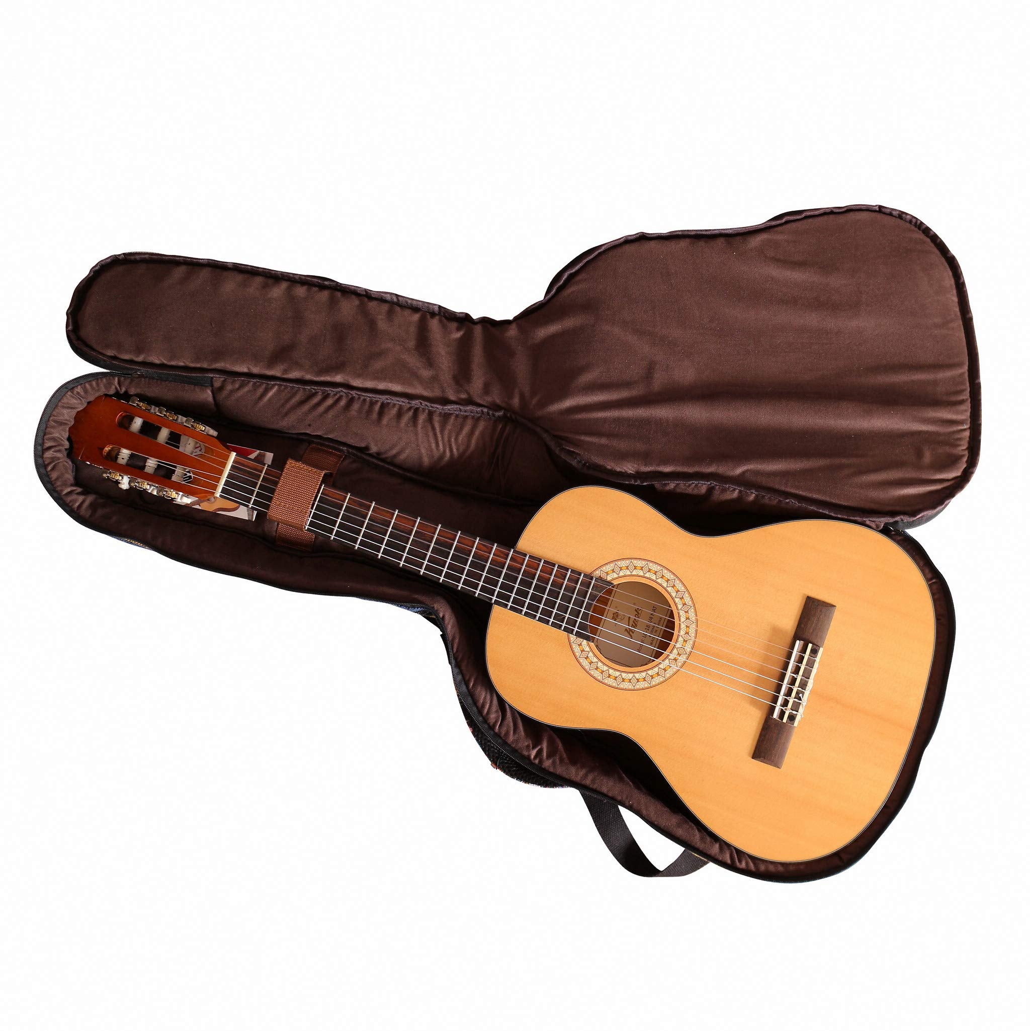 MUSIC FIRST 0.9 '' (23mm) Padded Country Style 36 inch Soft Guitar Case, Travel Guitar Bag, 36 '' Guitar Backpack (FIT FOR 36~37