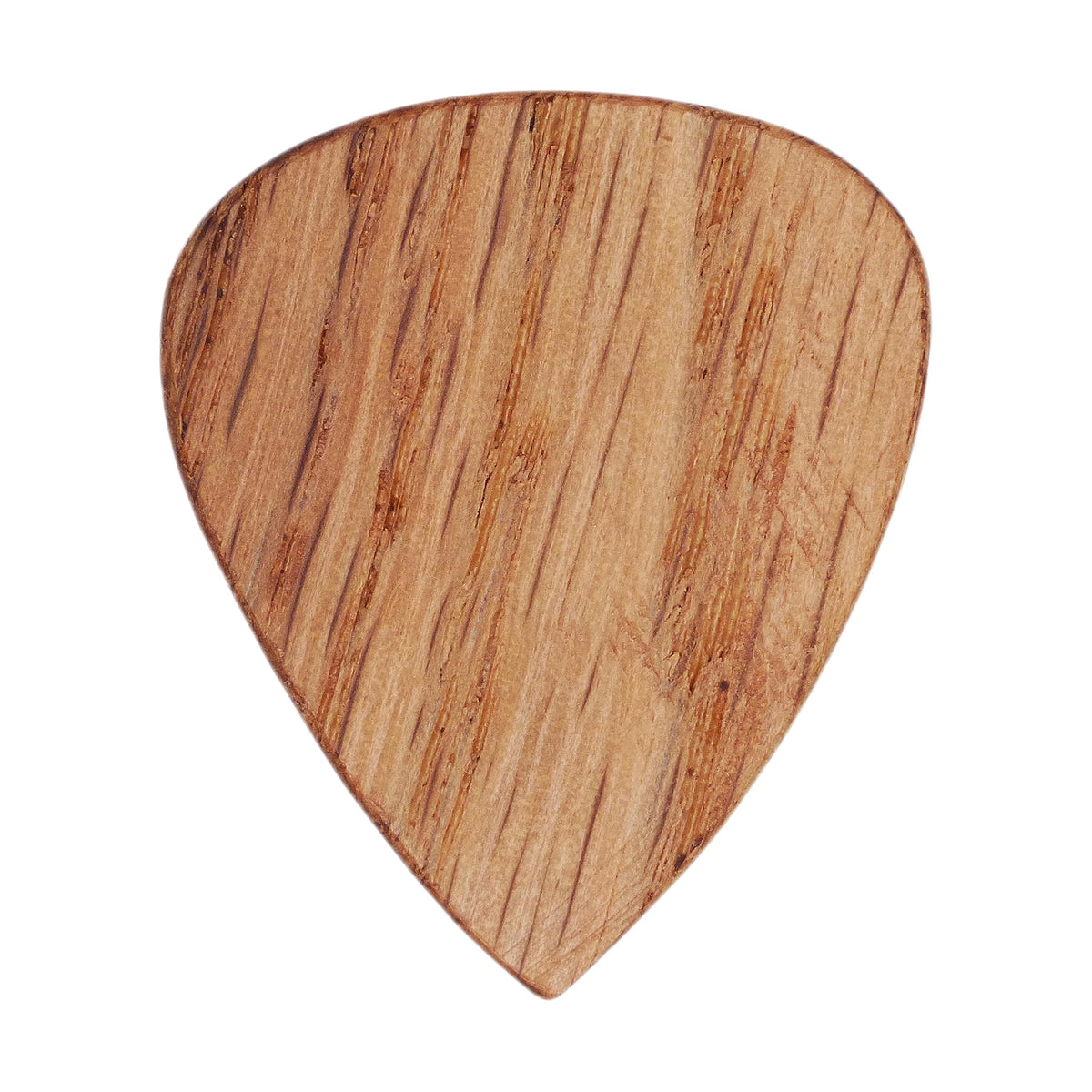 Oak Wood Guitar Or Bass Pick - 1.5 Mm Heavy Gauge - 351 Shape - Natural Finish Handmade Specialty Exotic Plectrum - 6 Pack New