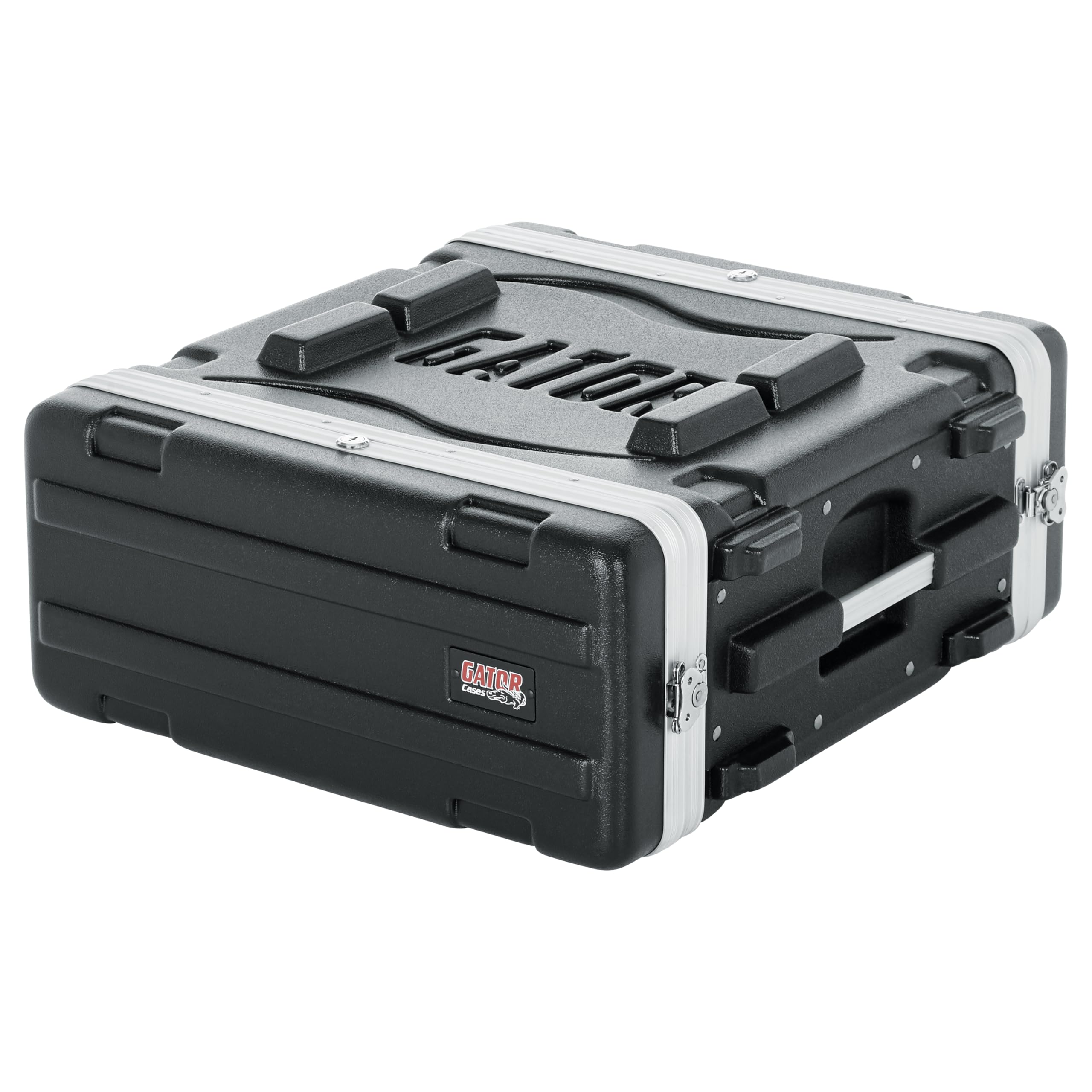 Gator Cases Lightweight Molded 4U Rack Case with Heavy Duty Latches, Standard 19.25 Depth, (GR-4L)
