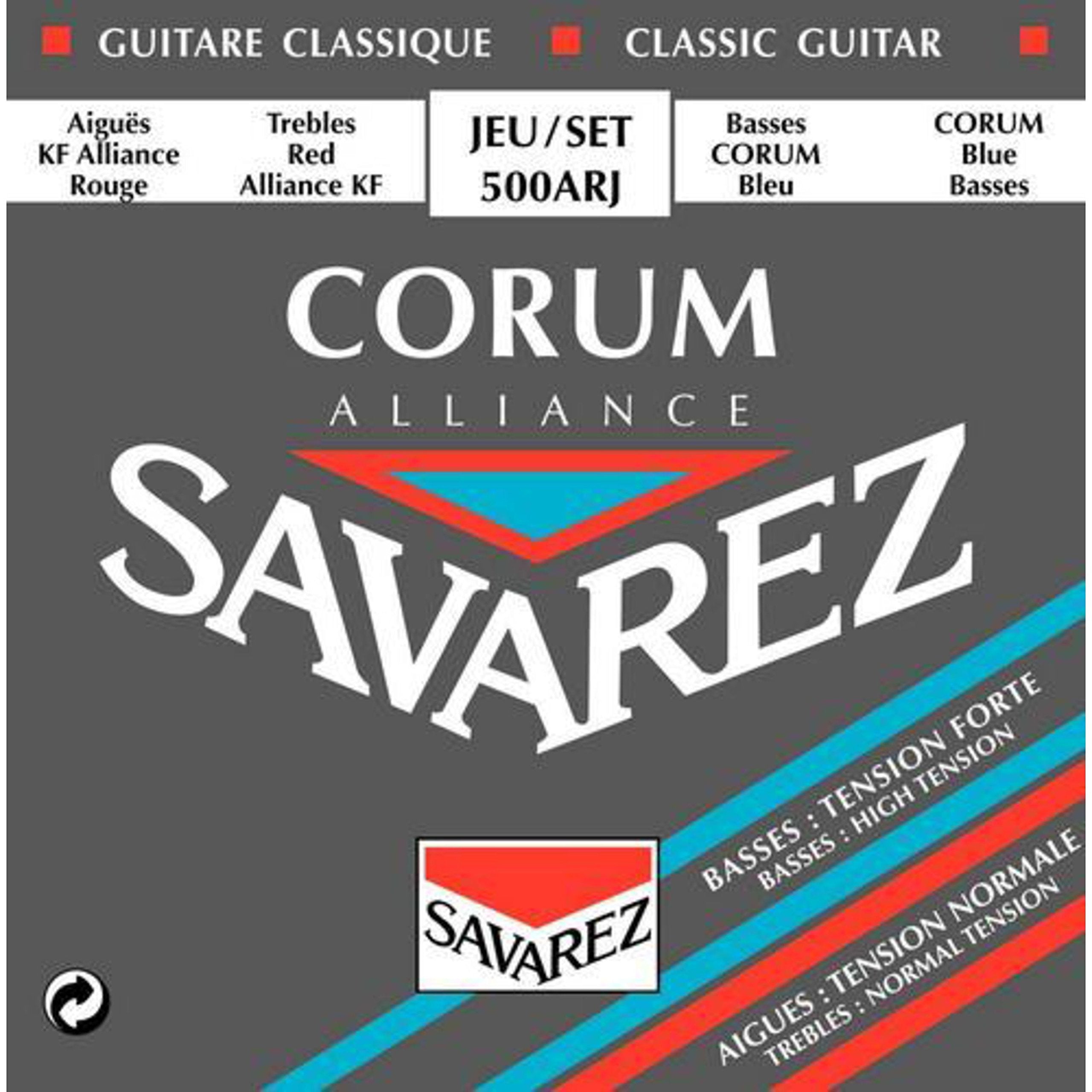 Savarez Alliance Corum Medium Tension, Classical Guitar Strings Set (Stsav50-50005)