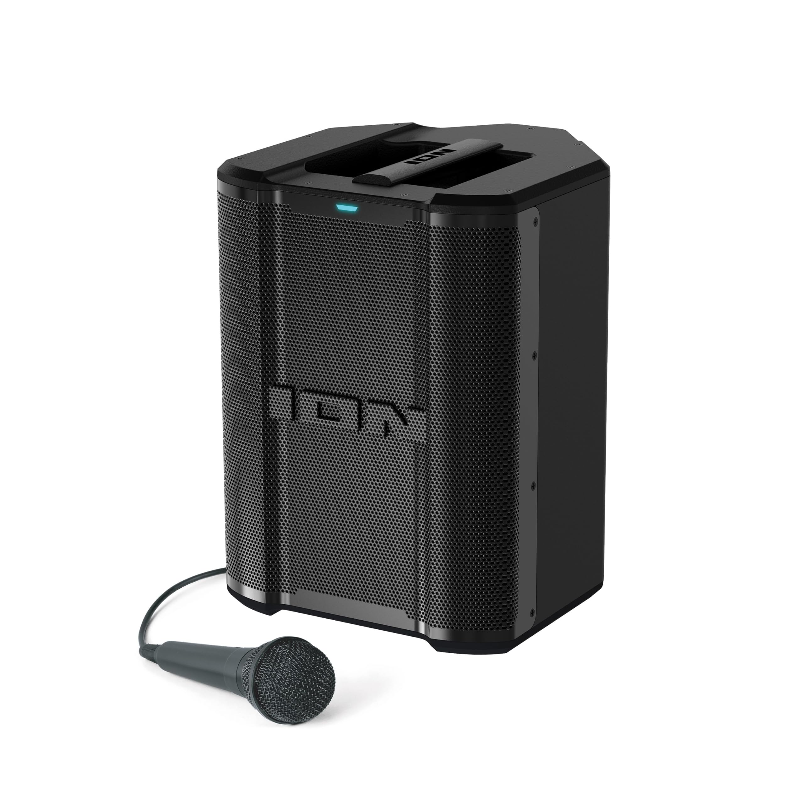 Ion Audio Trouper 100 - Battery Powered Portable Bluetooth Speaker With Rechargeable Battery, Multi-Channel Mixer And Fm Radio,