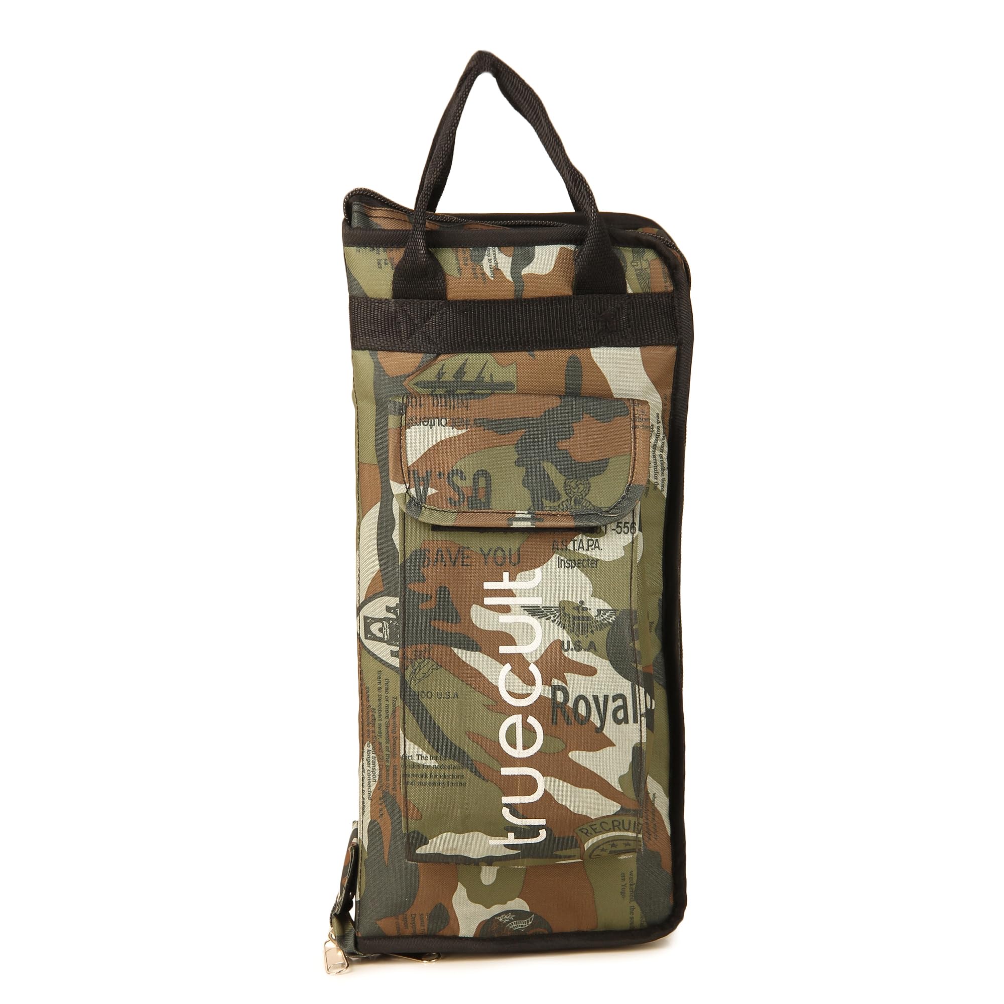 True Cult Drumsticks Carry Bag For 5A, 5B, 7A, 2B, Brushes And Drum Accessories (Multicolor)