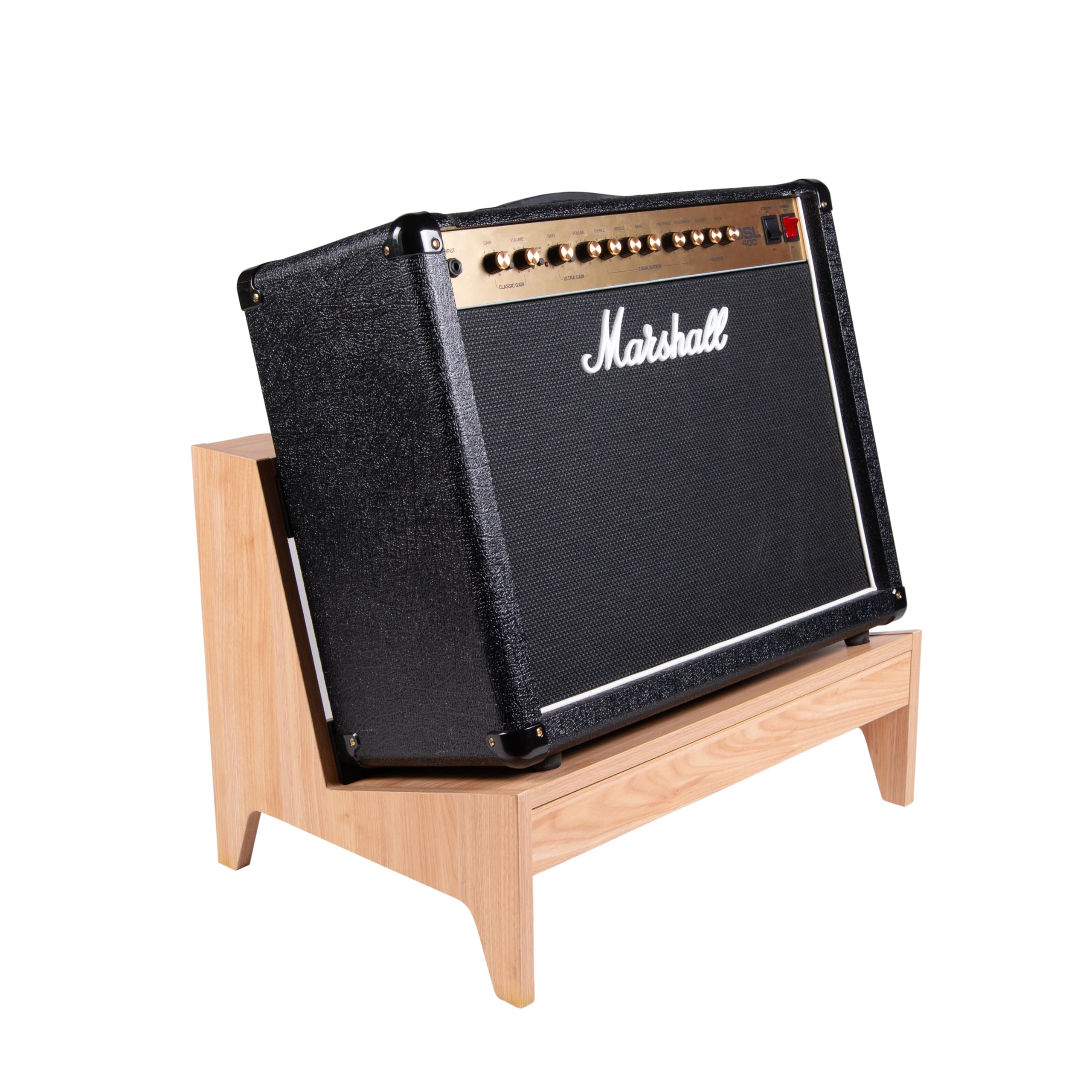 Gator Frameworks Elite Series Large Wooden Combo Guitar Amp Stand in Natural Maple Finish (GFW-ELITEGTRAMPLG-MPL)