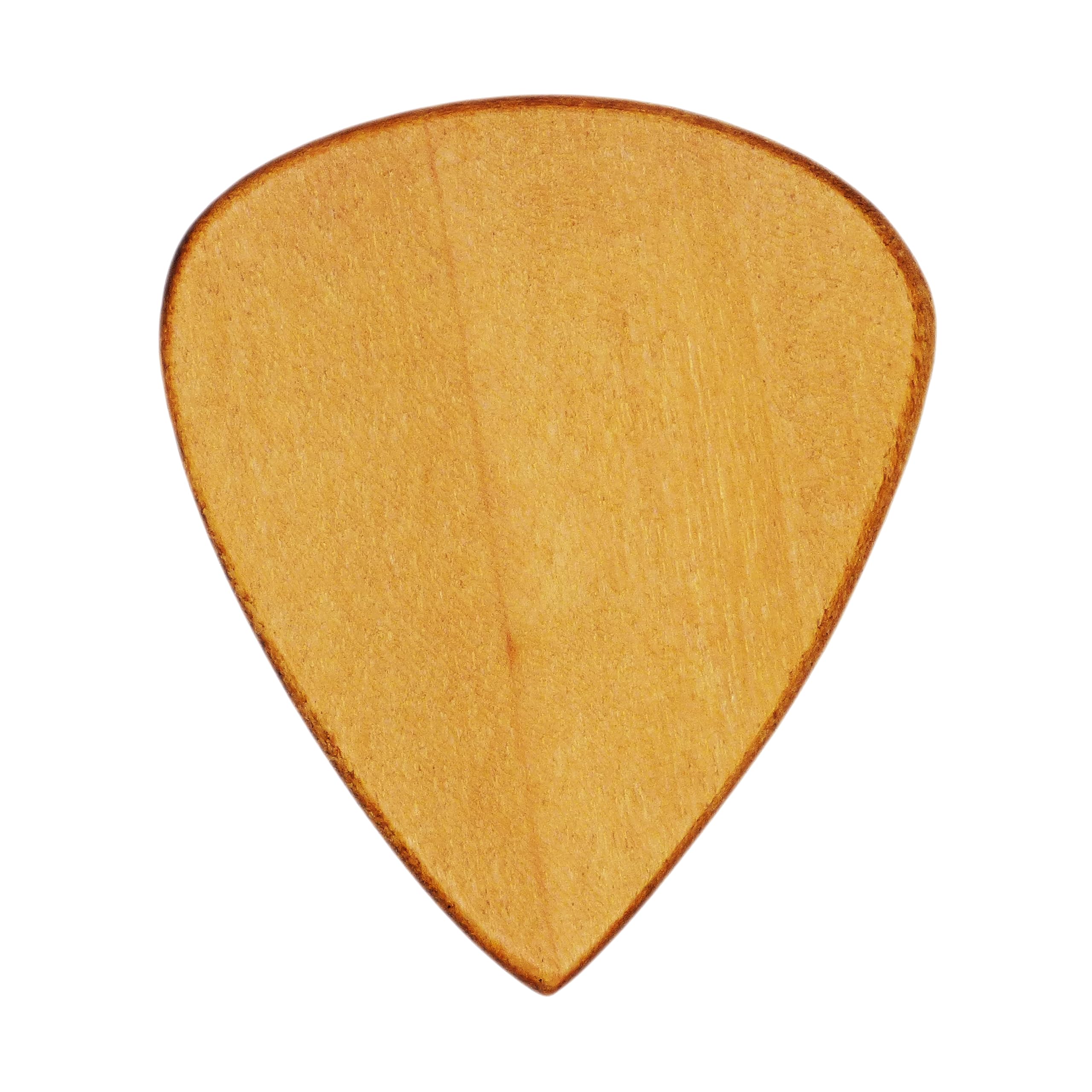 Haldu Wood Guitar Or Bass Pick - 1.5 Mm Heavy Gauge - 351 Shape - Natural Finish Handmade Specialty Exotic Plectrum - 12 Pack Ne