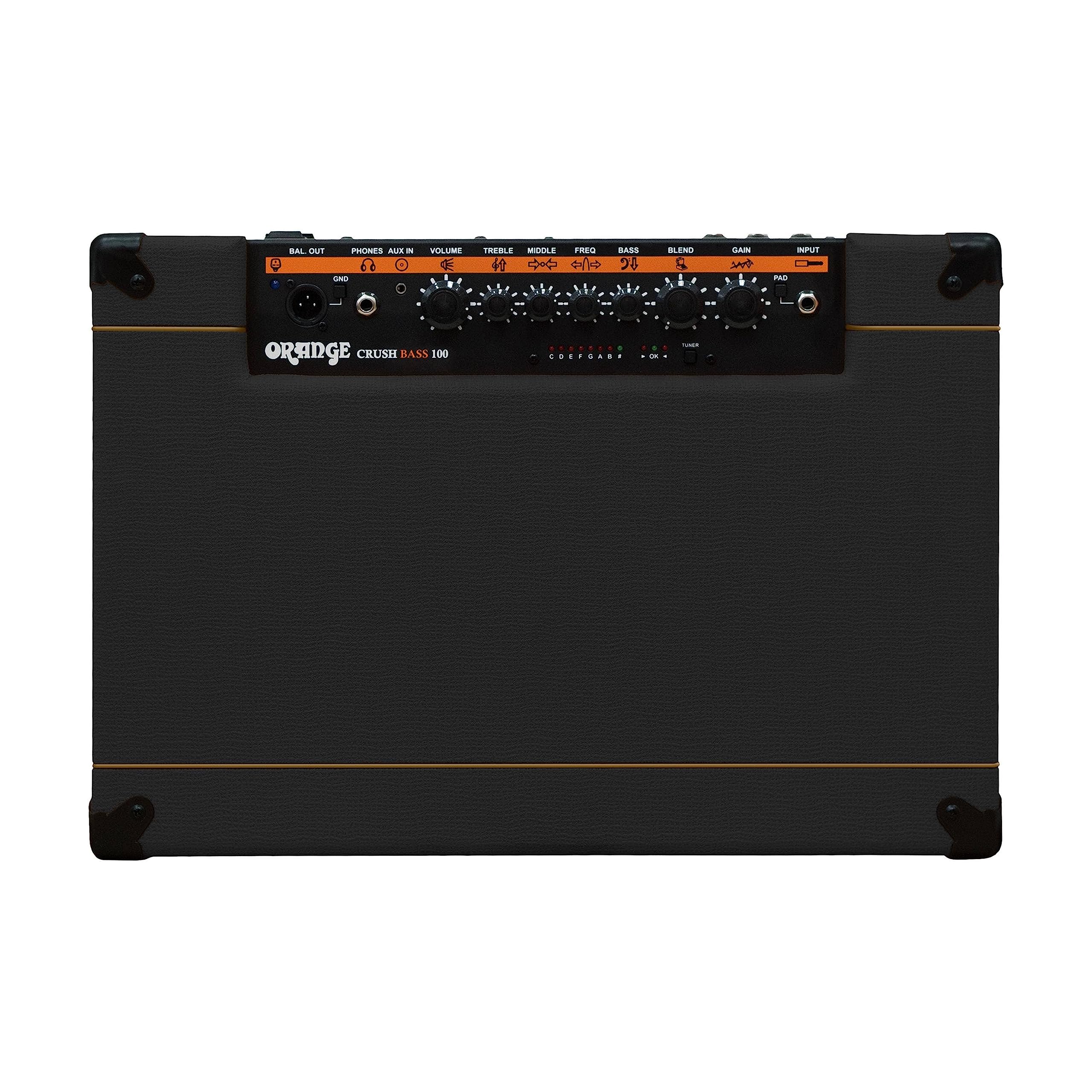 Orange Crush Bass 100W Bass Guitar Combo Amp, Black