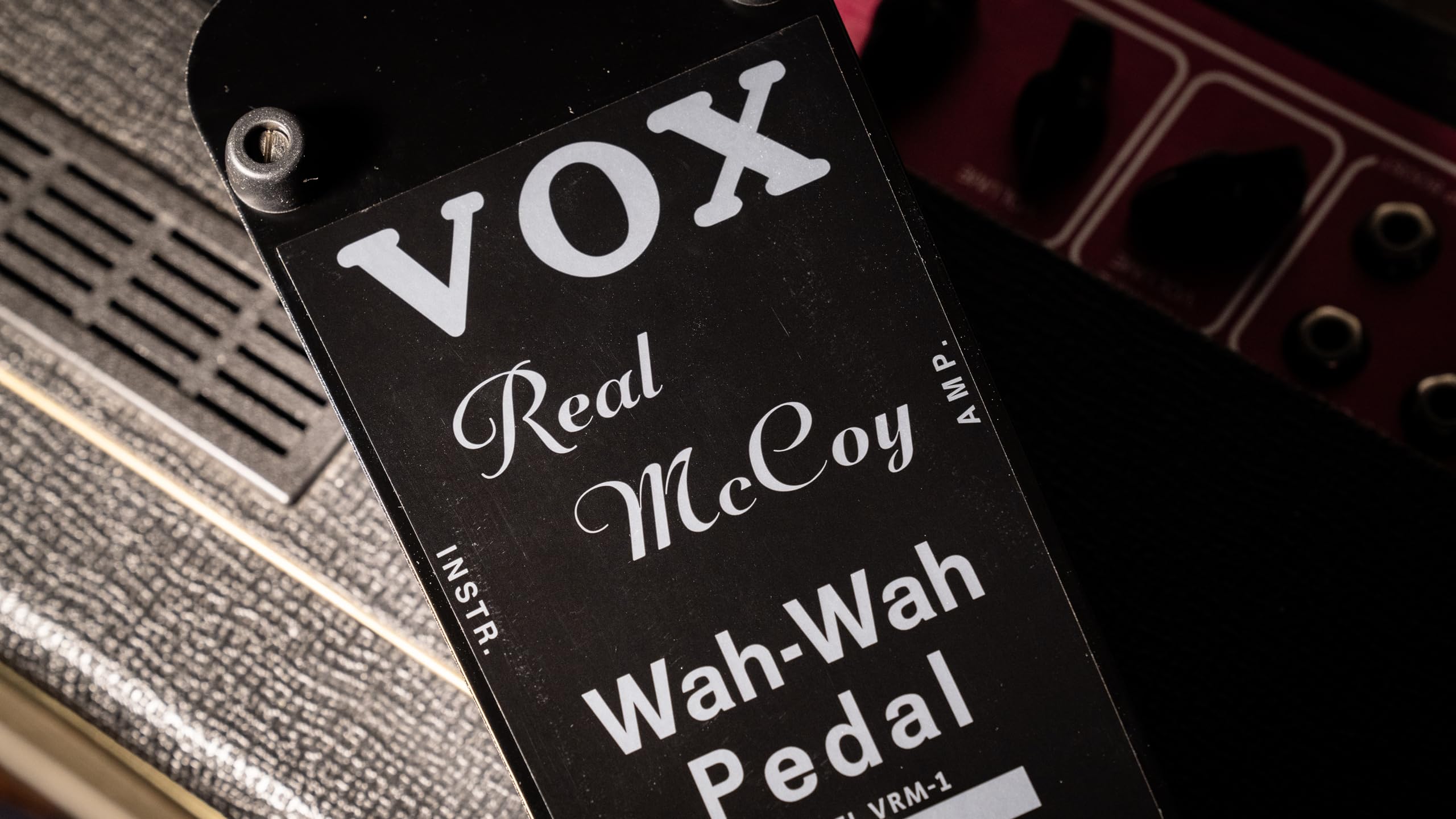 Vox The Real McCoy VRM-1 Wah Guitar Effects Pedal w/Treadle and Battery-Powered Operation