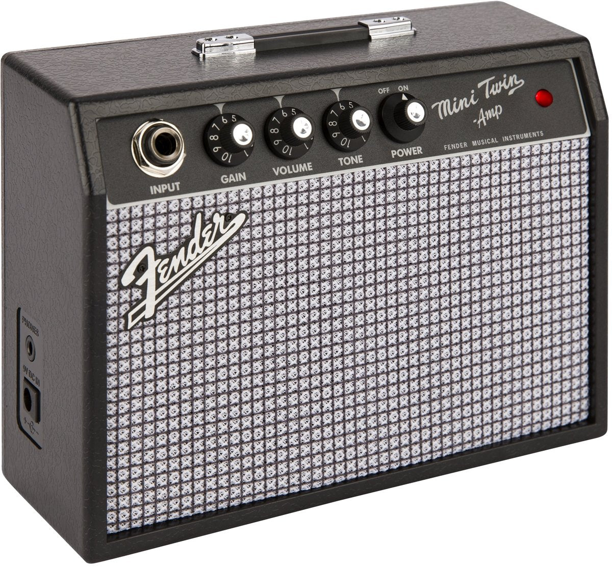 Fender Mini 65 Twin-Amp Electric Guitar Amplifier, Black