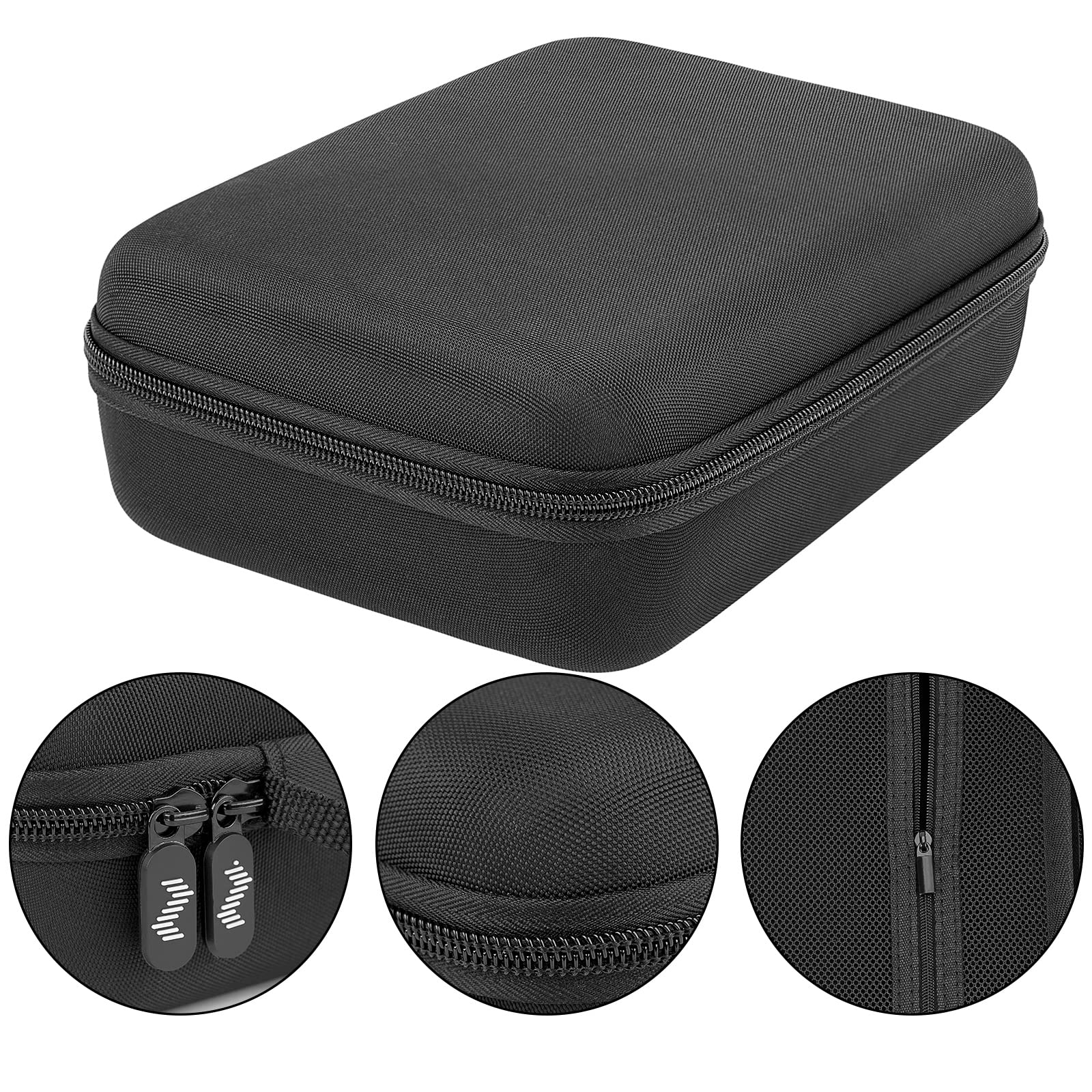 Musiin Premium velvet Hard Case Compatible with Zoom G1X Four case B1X A1X Guitar Bass Multi-Effects Processor Pedal cover(Black