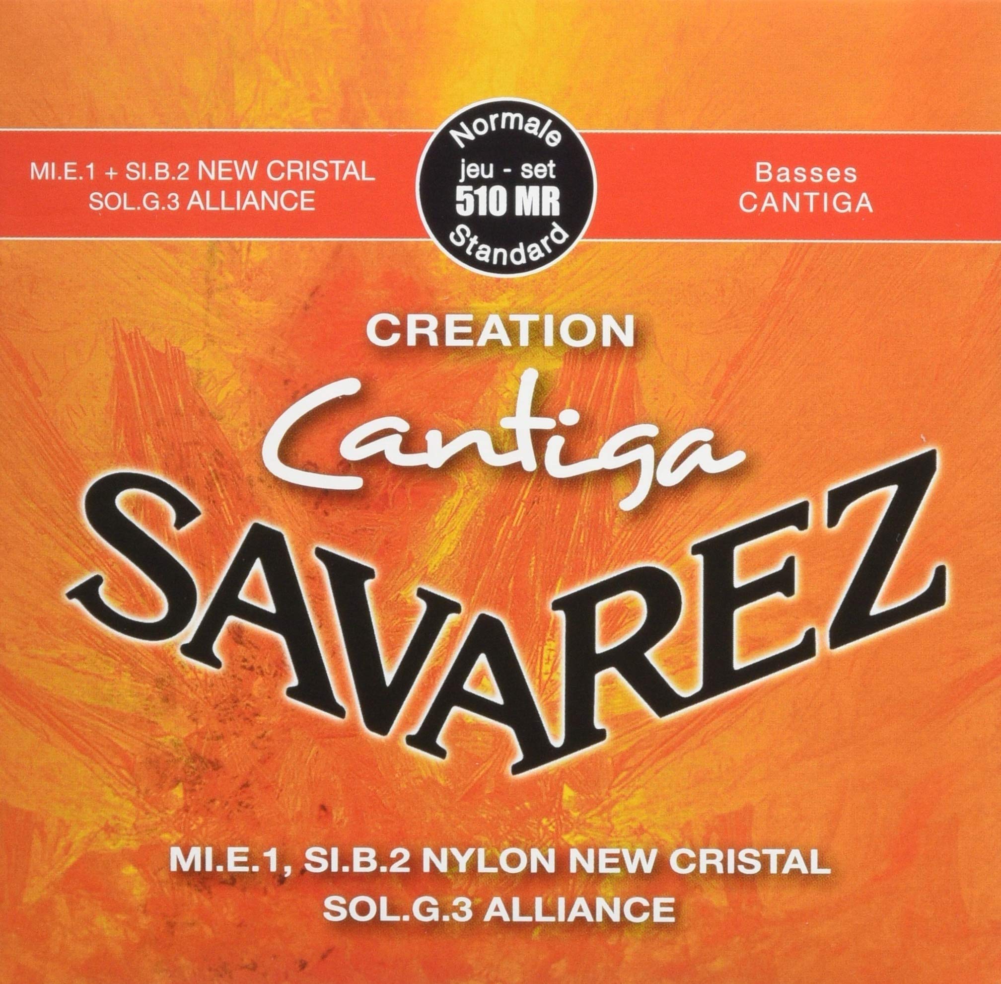 Savarez Cr  Ation Cantiga Standard Tension, Classical Guitar Strings Set (Stsav51-50402)