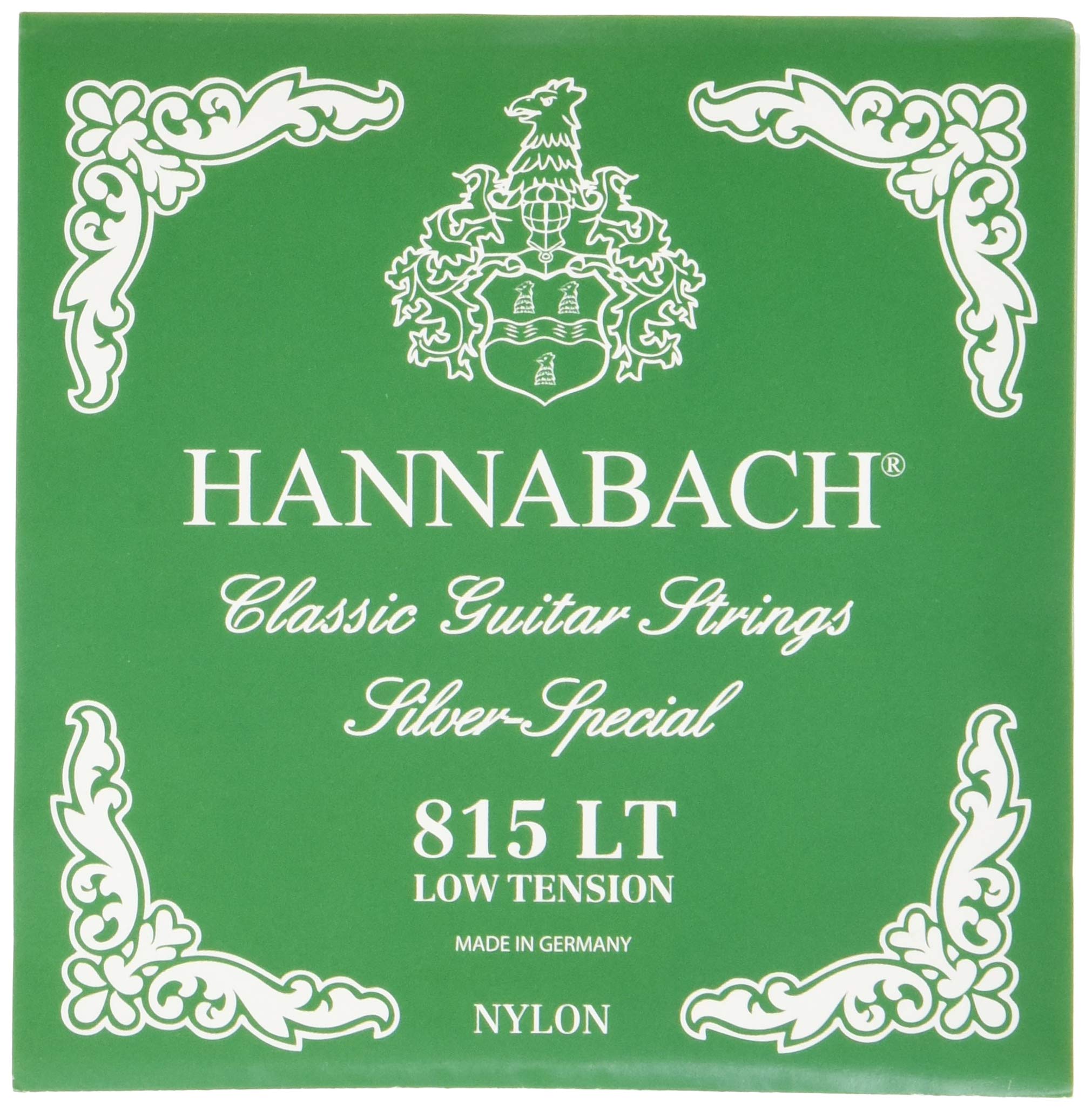 Hannabach 652517 Series 815 Silver Special Low Tension String Set For Classic Guitar - Green
