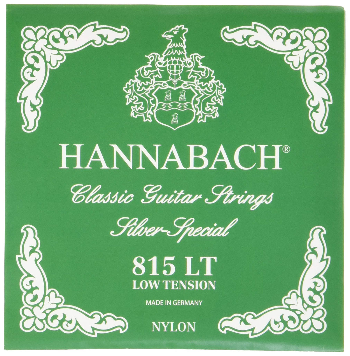 Hannabach 652517 Series 815 Silver Special Low Tension String Set For Classic Guitar - Green