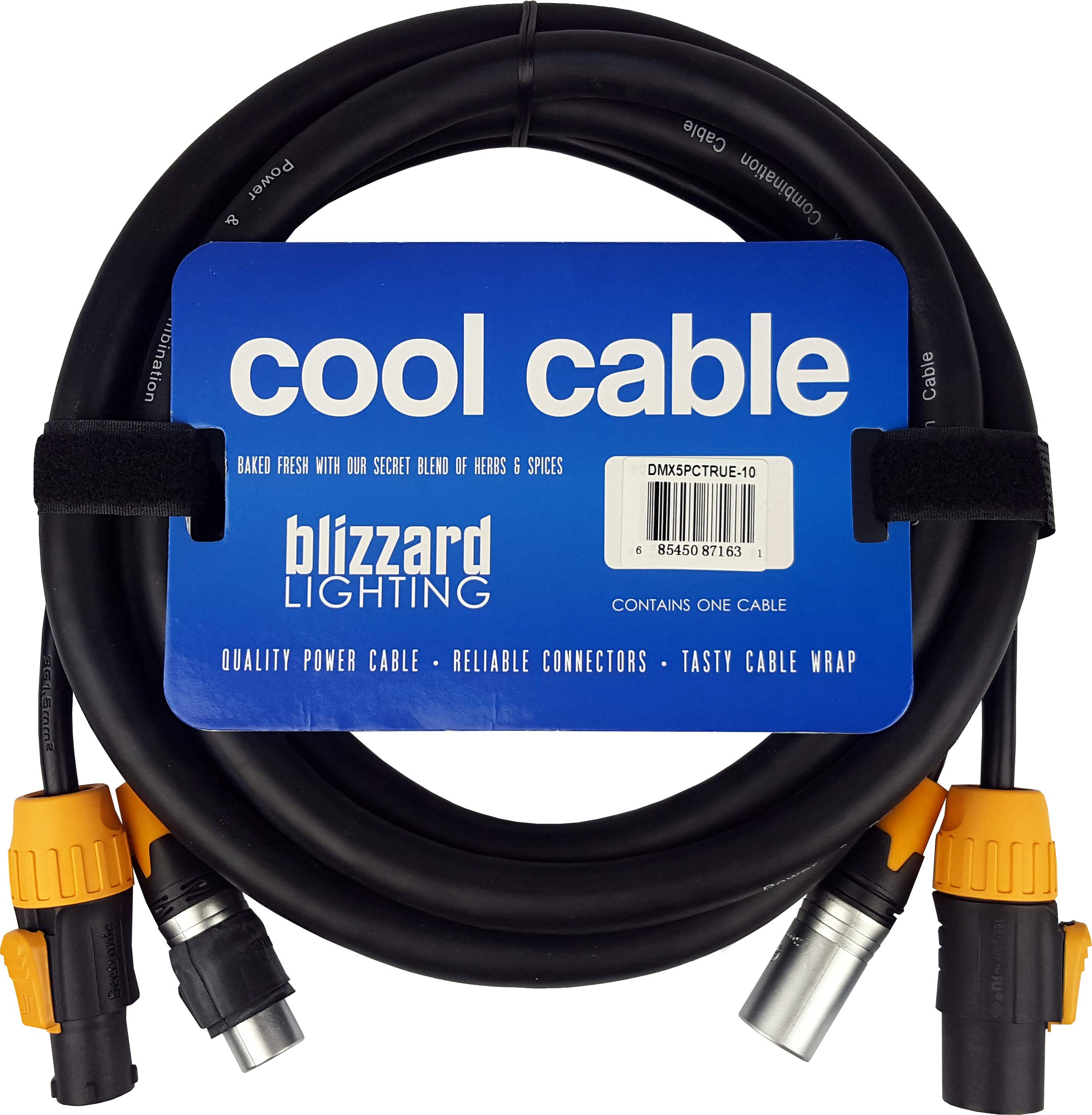 Blizzard Lighting Cool Cables True1 Compatible + DMX Combo (10ft/5-Pin)