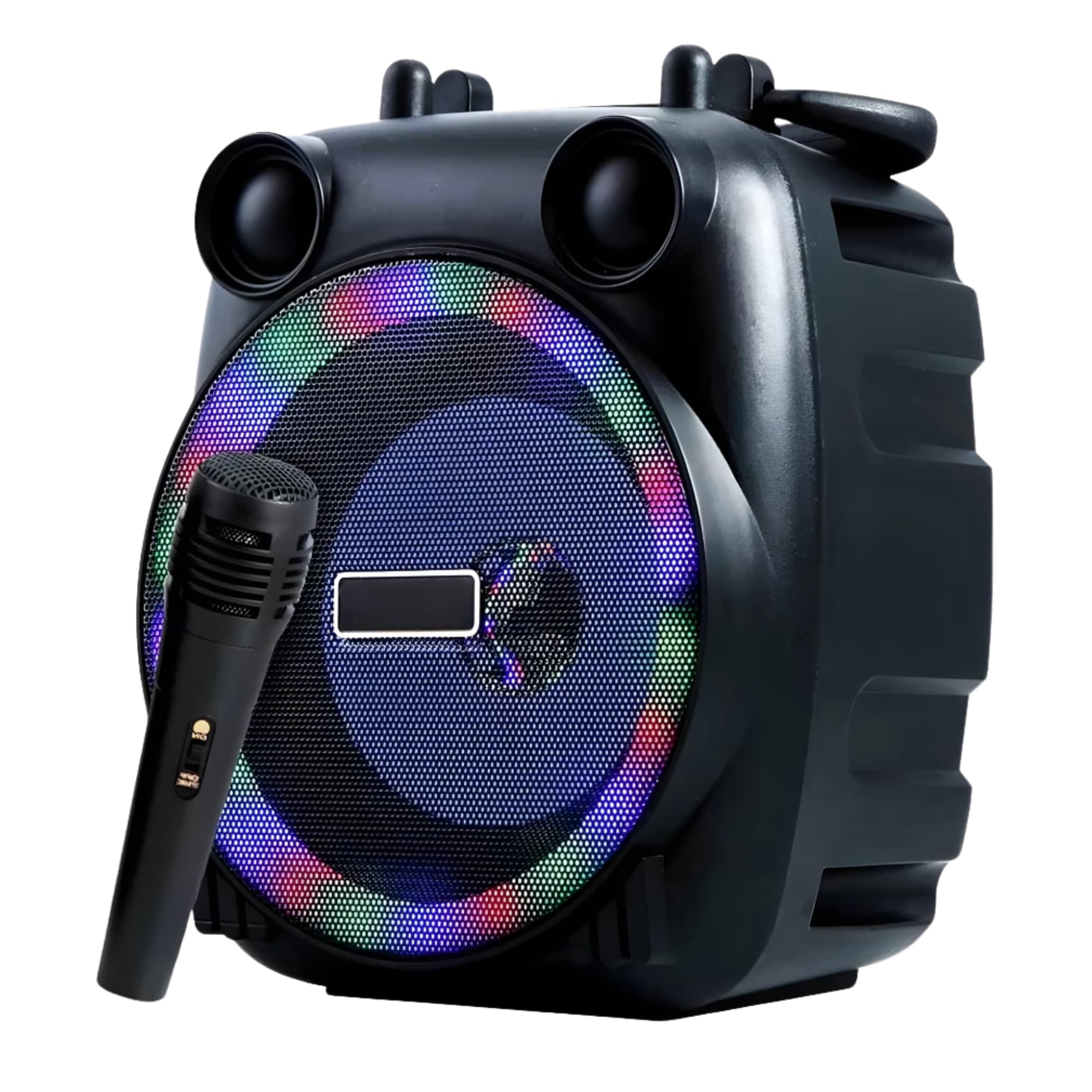 Drumstone (    Ultimate Portable Karaoke Machine With Bluetooth, Fm Radio, Usb, Sd/Tf Card, And Aux Support - Perfect For Partie