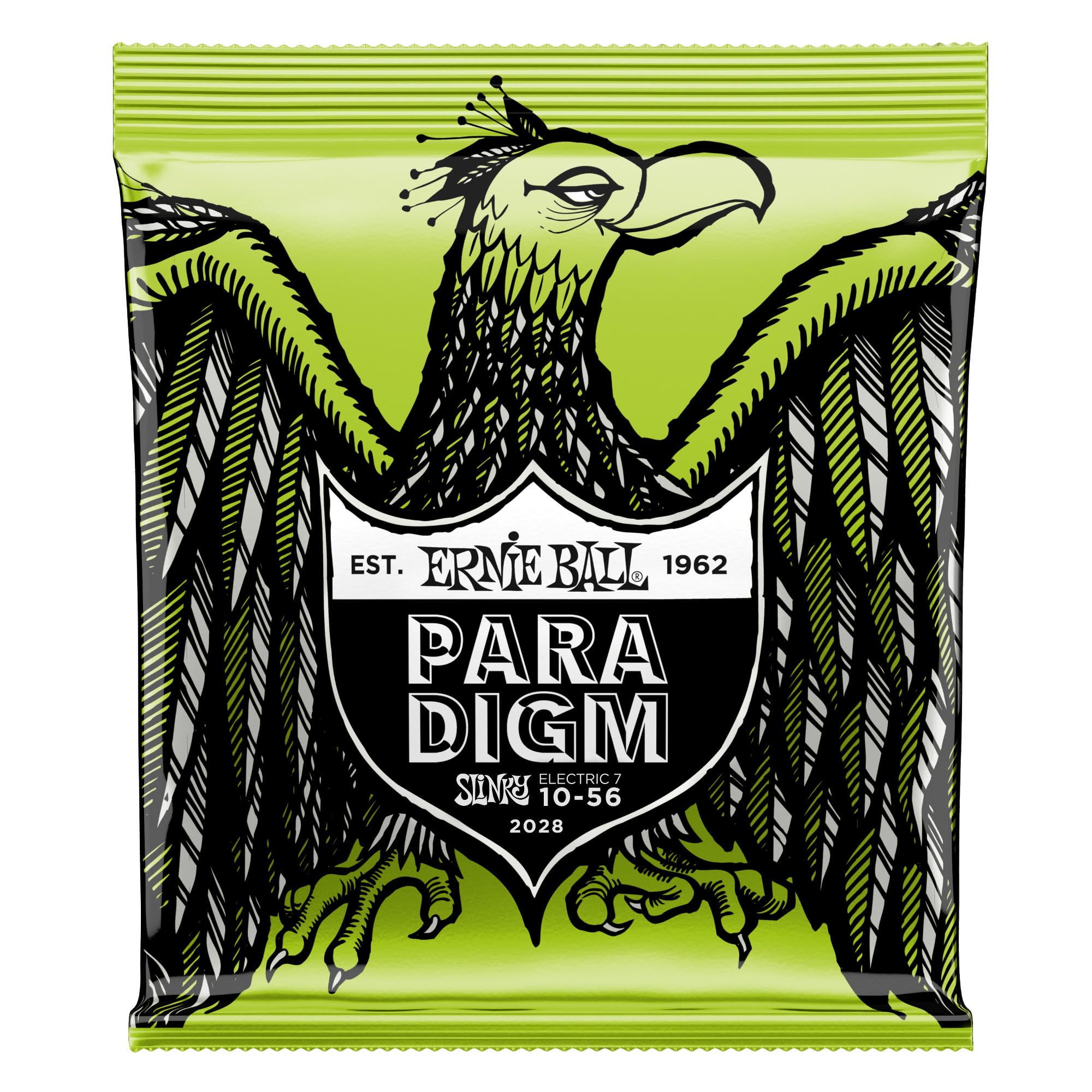 Ernie Ball Paradigm 7-String Regular Slinky Electric Guitar Strings, 10-46 Gauge (P02028)