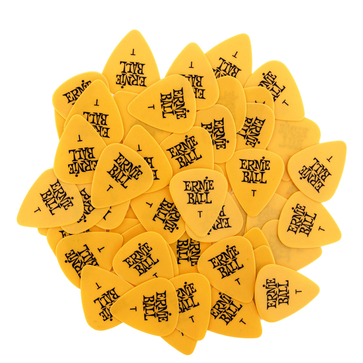 Ernie Ball Guitar Picks, Thin, Yellow, 144-Pack (P09107)