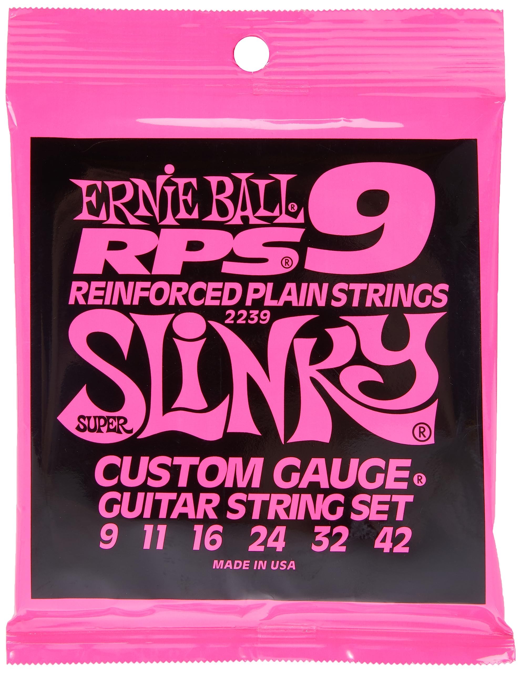 Ernie Ball Super Slinky Rps Nickel Wound Electric Guitar Strings - 9-42 Gauge