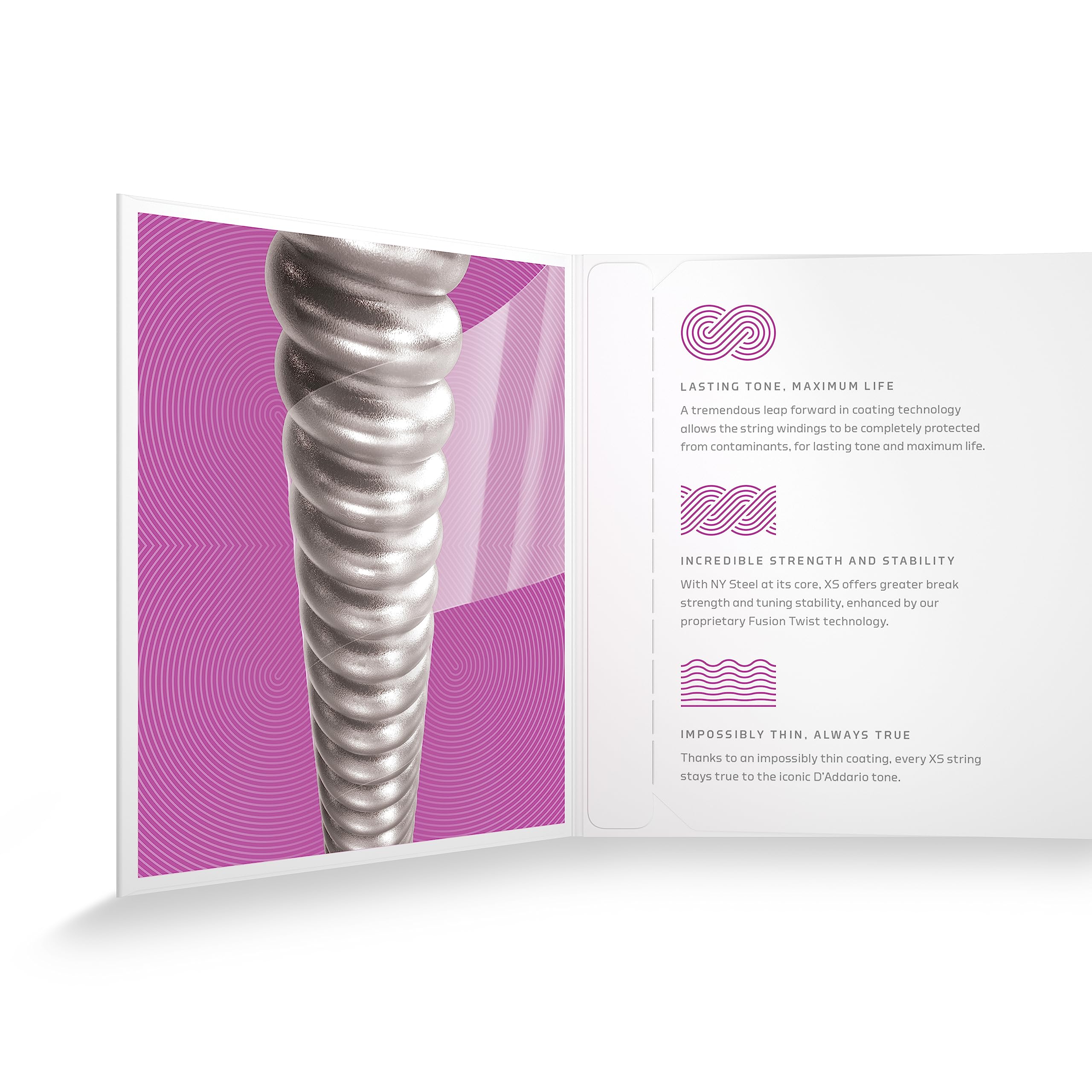 D'Addario Guitar Strings - XS Nickel Coated Electric Guitar Strings - XSE09544 - Maximum Life with Smooth Feel & Exceptional Ton