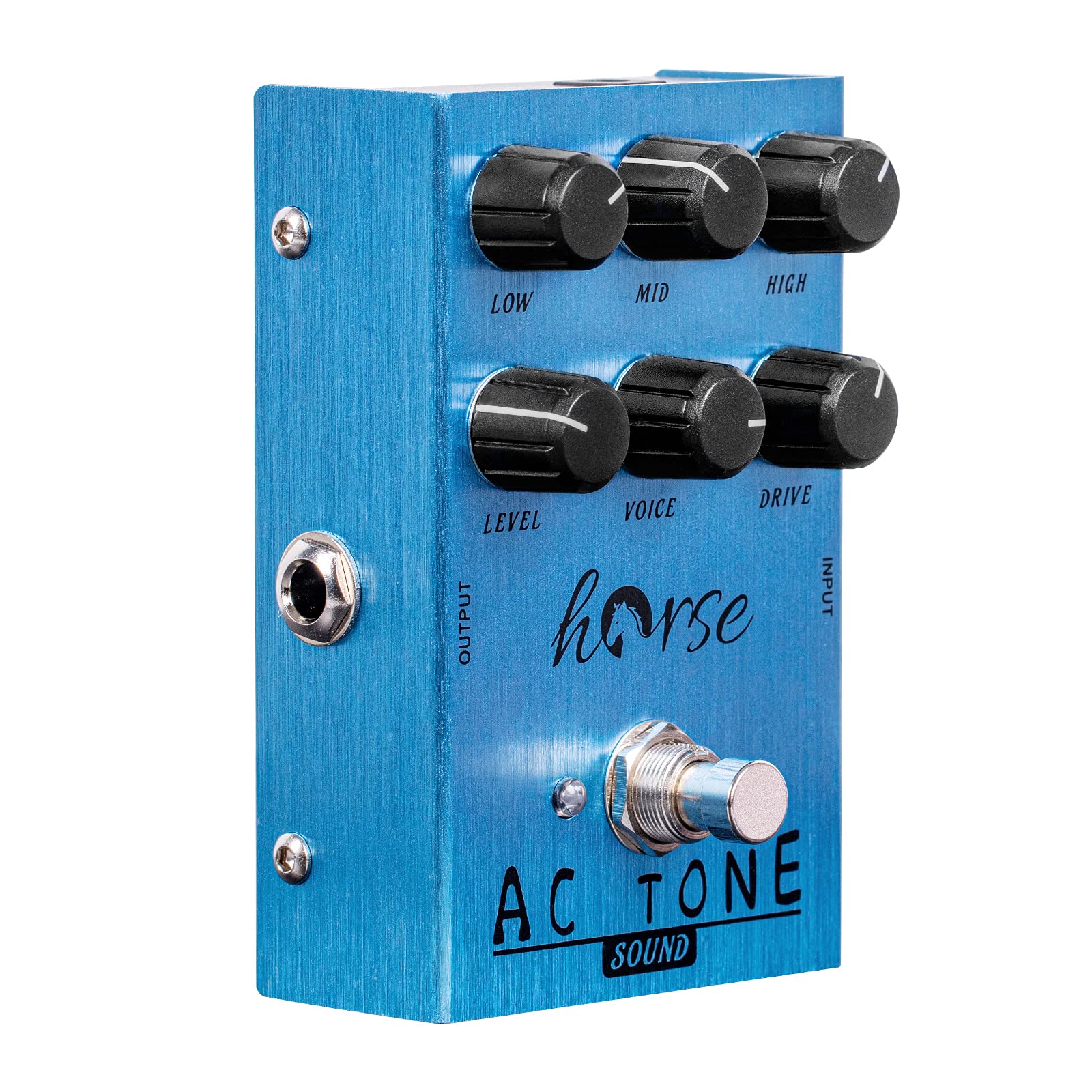 Ac Tone Pedal, Horse Amp Pedal Effect Simulation Amplifier Effects Pedal Analog Vox Ac30 Classic British Rock Sound Pedal For El