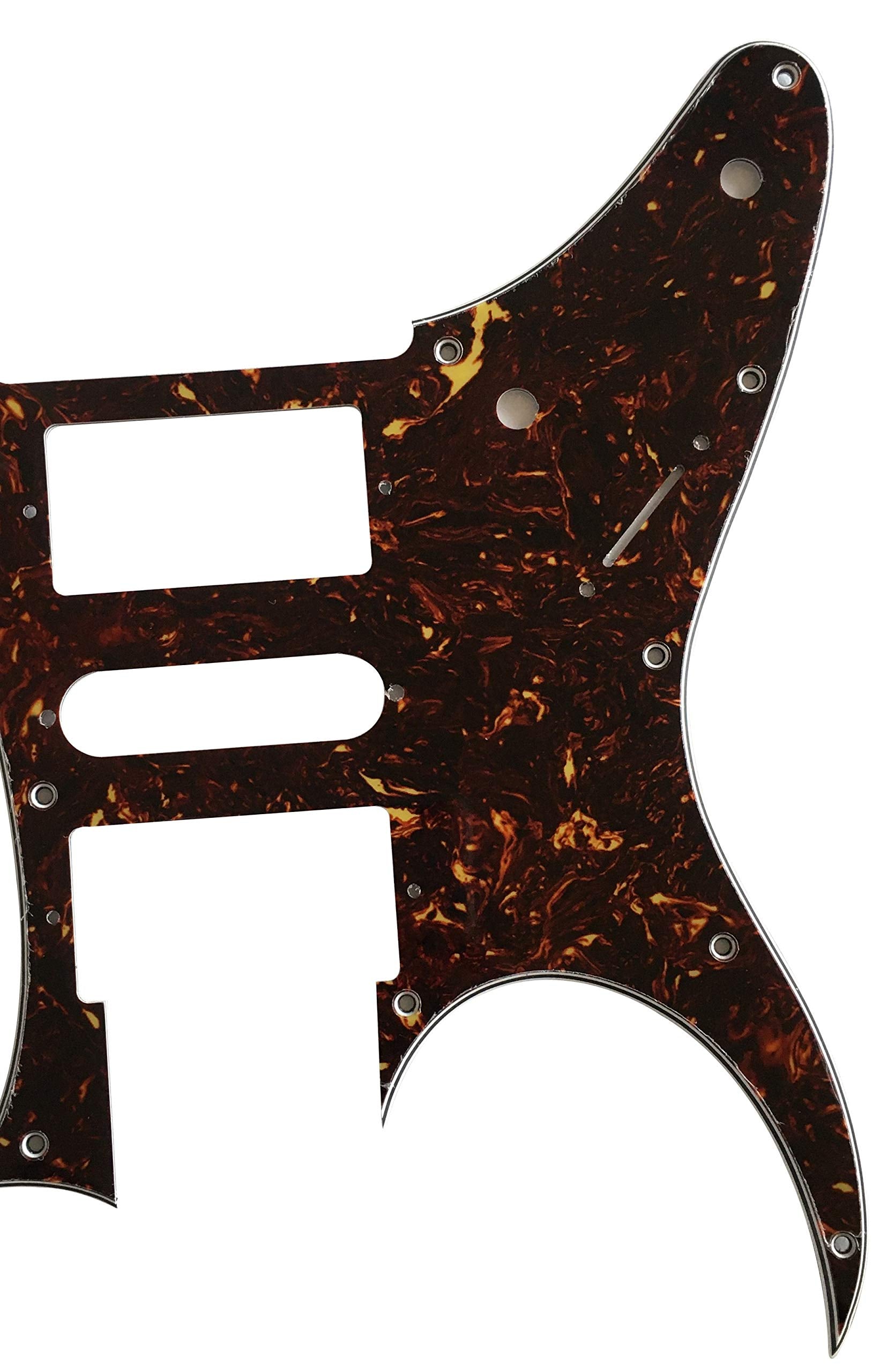 Guitar Parts For Ibanez RG 350 EX Style Lefthanded Guitar Pickguard (4 Ply Brown Tortoise)