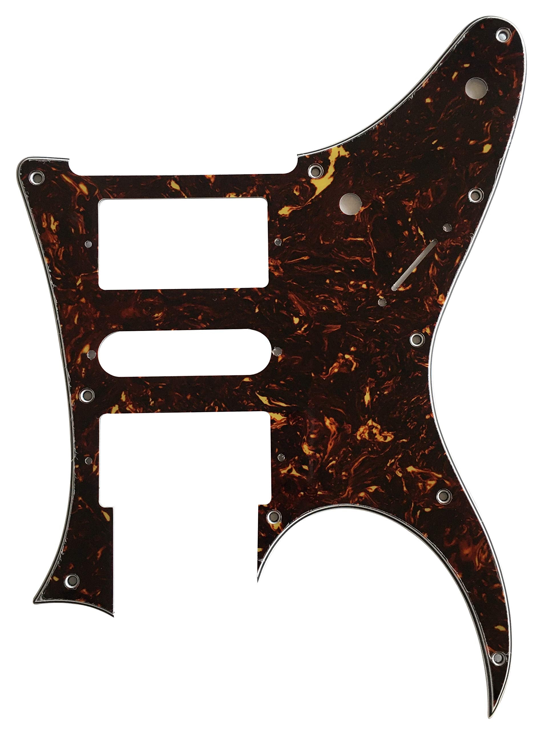 Guitar Parts For Ibanez Rg 350 Ex Style Lefthanded Guitar Pickguard (4 Ply Brown Tortoise)